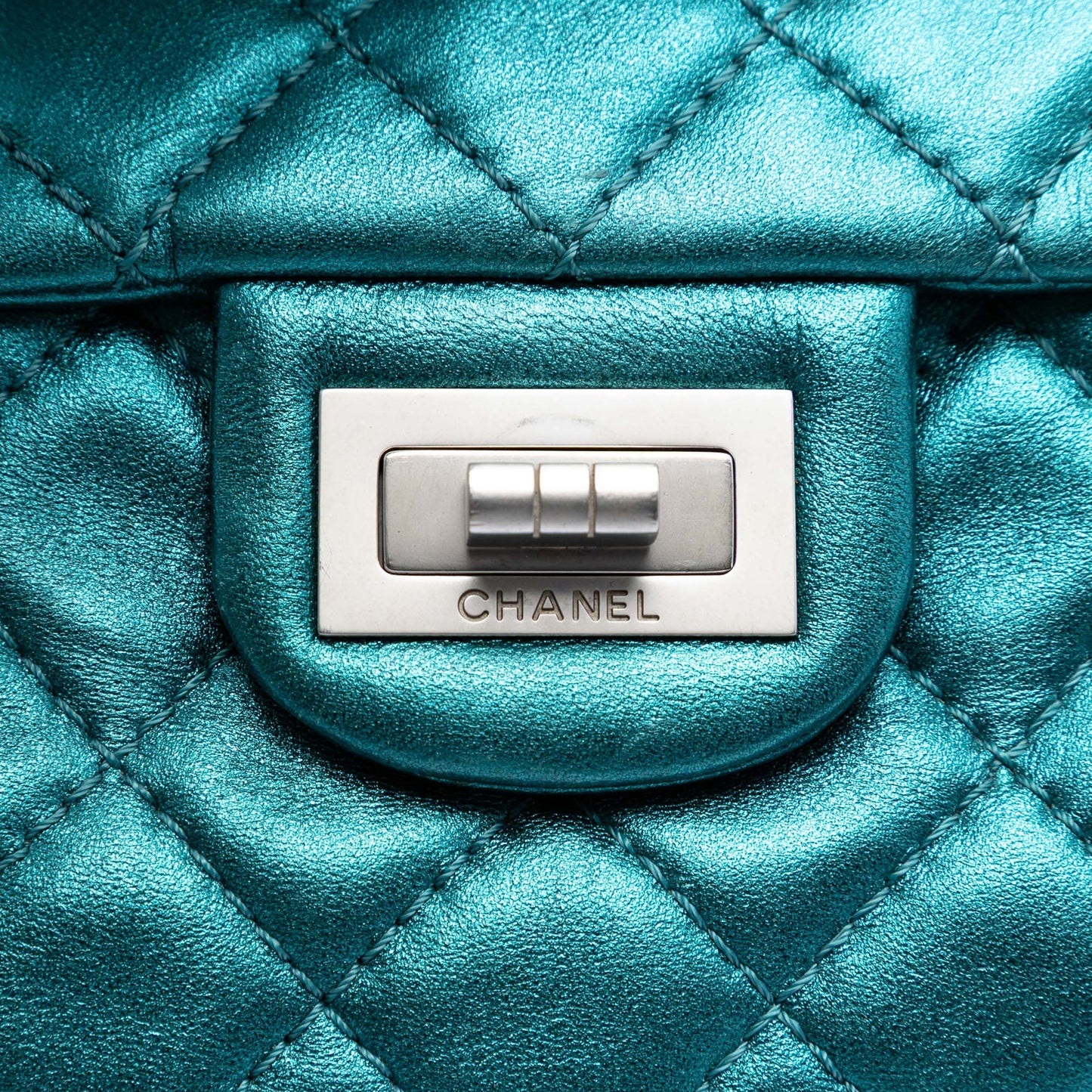 Chanel Quilted Metallic Calfskin Reissue 2.55 Flap 226