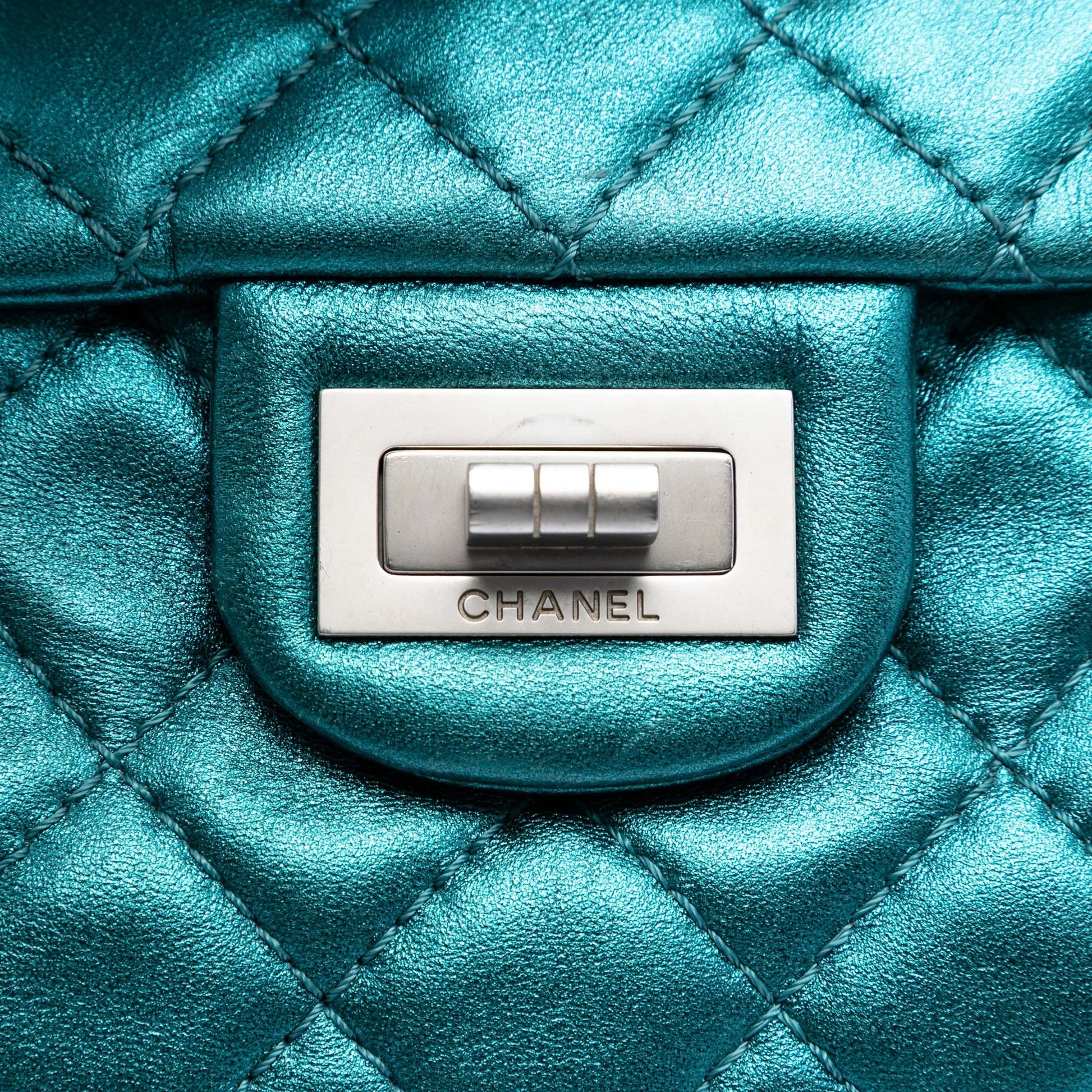 Chanel Quilted Metallic Calfskin Reissue 2.55 Flap 226