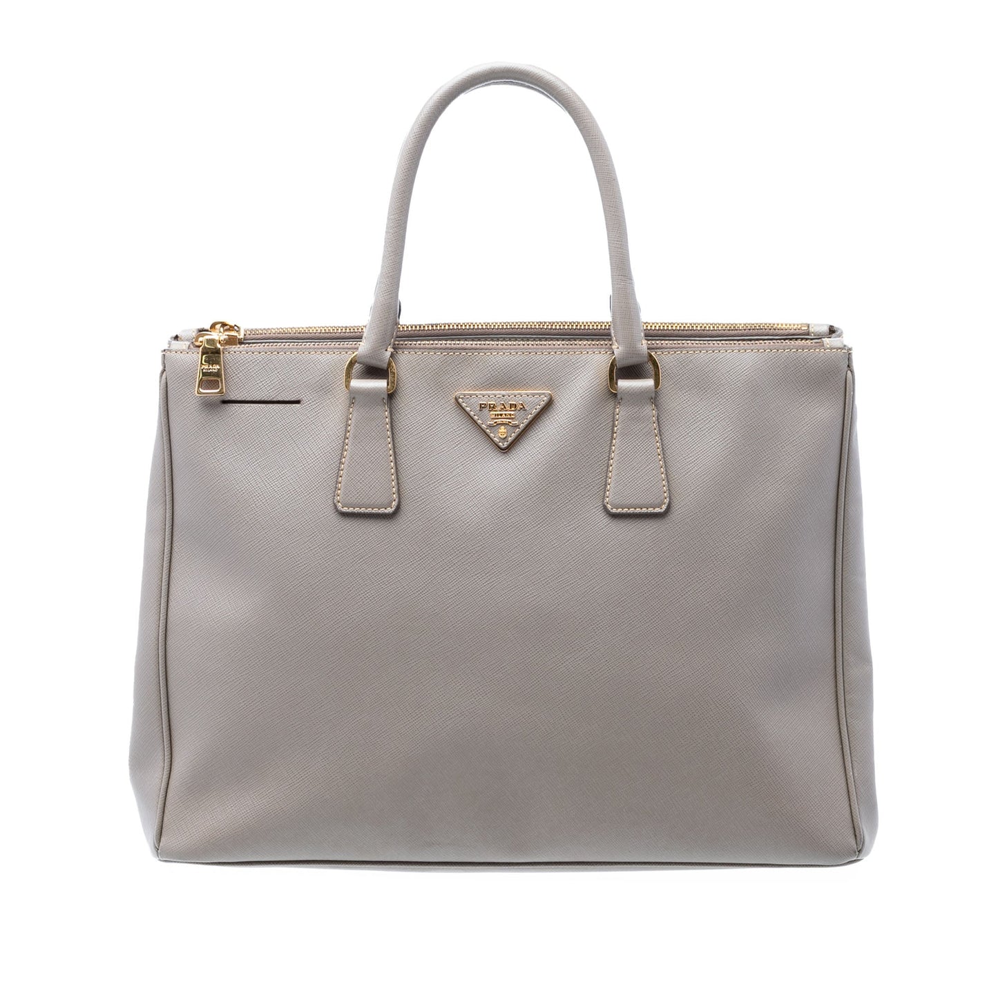 Prada Large Saffiano Lux Galleria Double Zip Tote