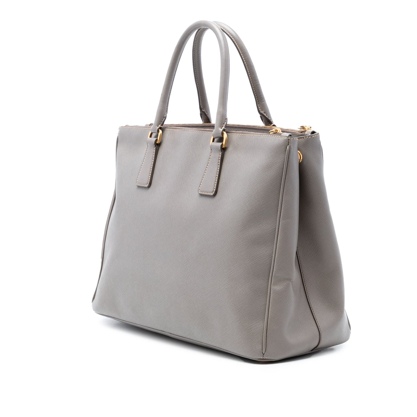 Prada Large Saffiano Lux Galleria Double Zip Tote
