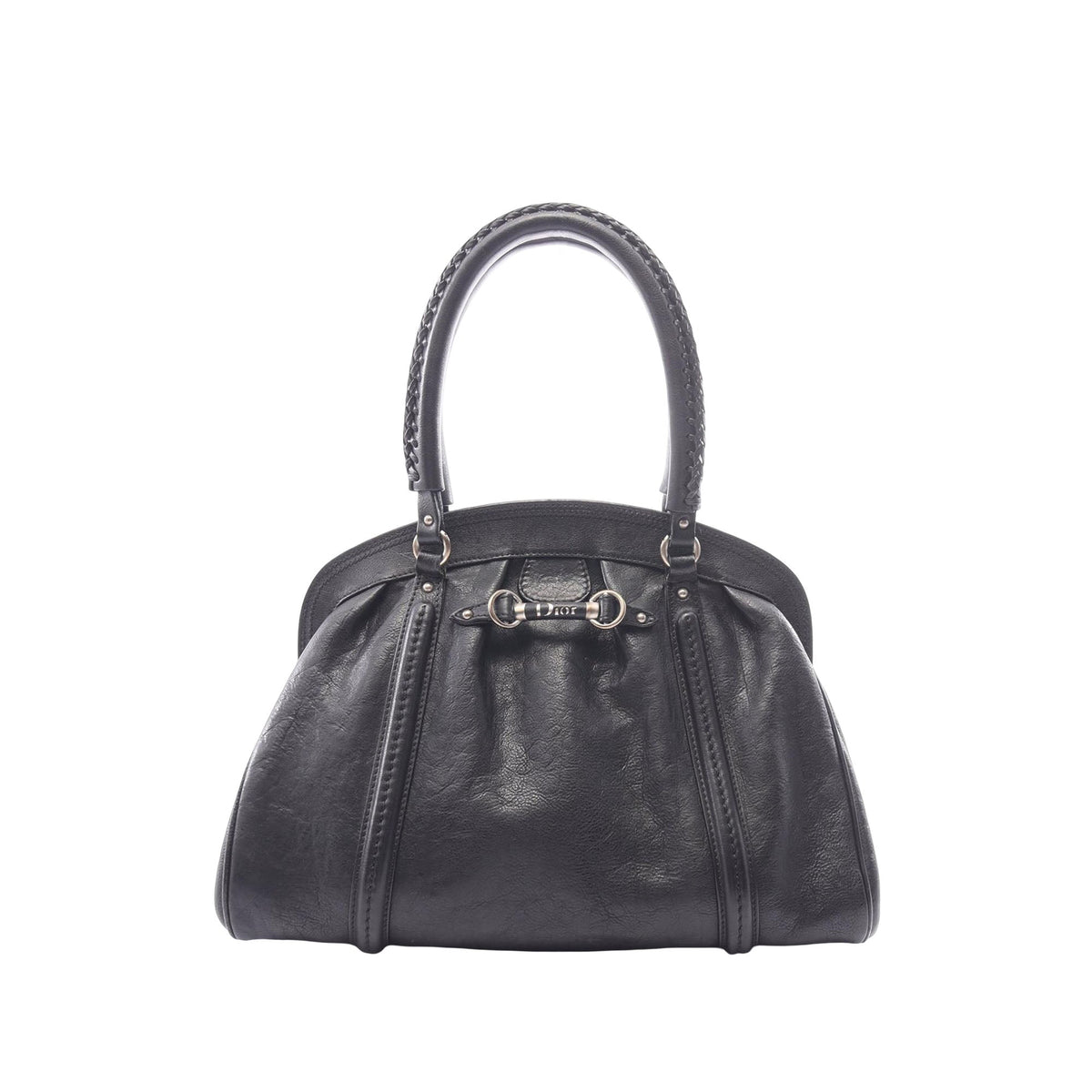 Dior Leather Handbag — Black