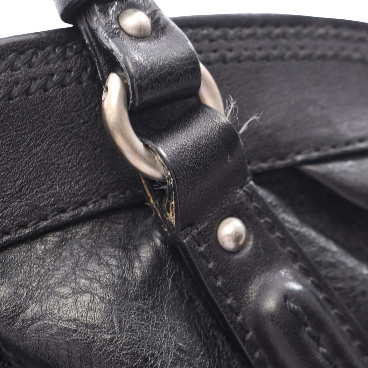 Dior Leather Handbag — Black