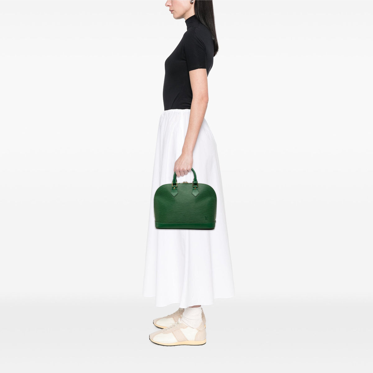 Louis Vuitton Epi Alma PM — Green