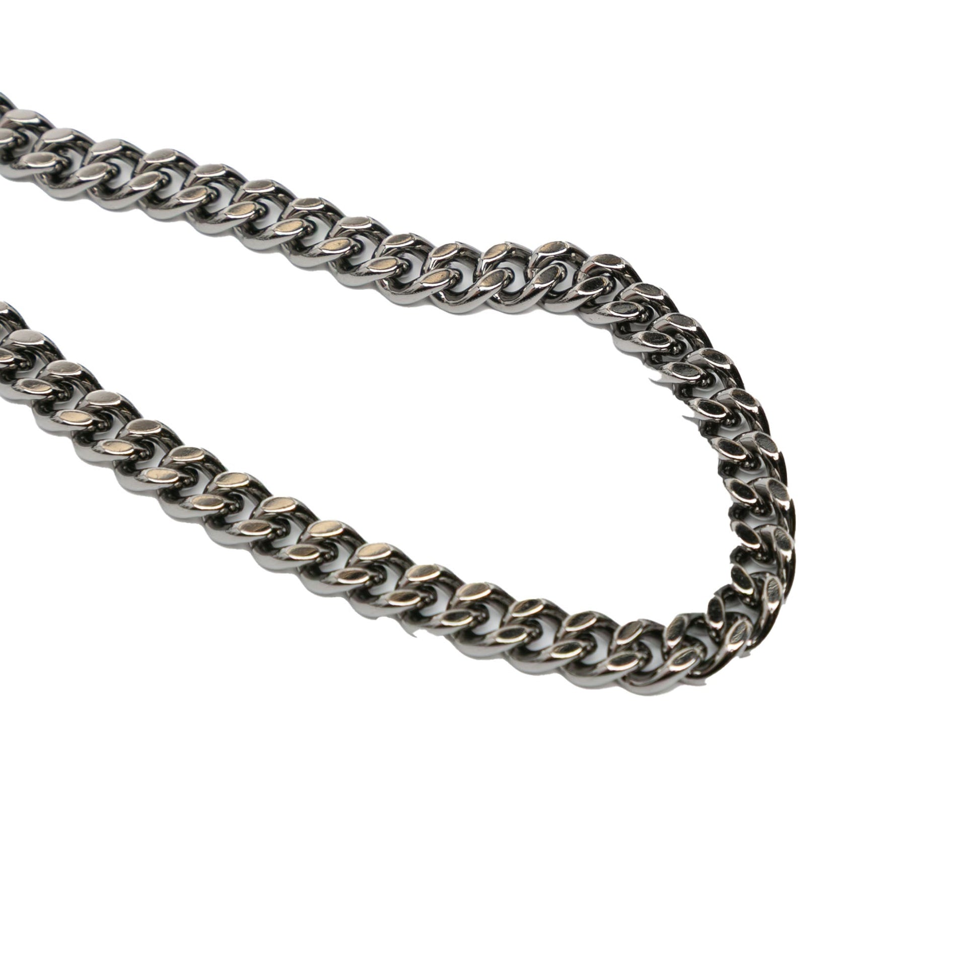 Dior Metallic Patent Microcannage Diorama Wallet on Chain