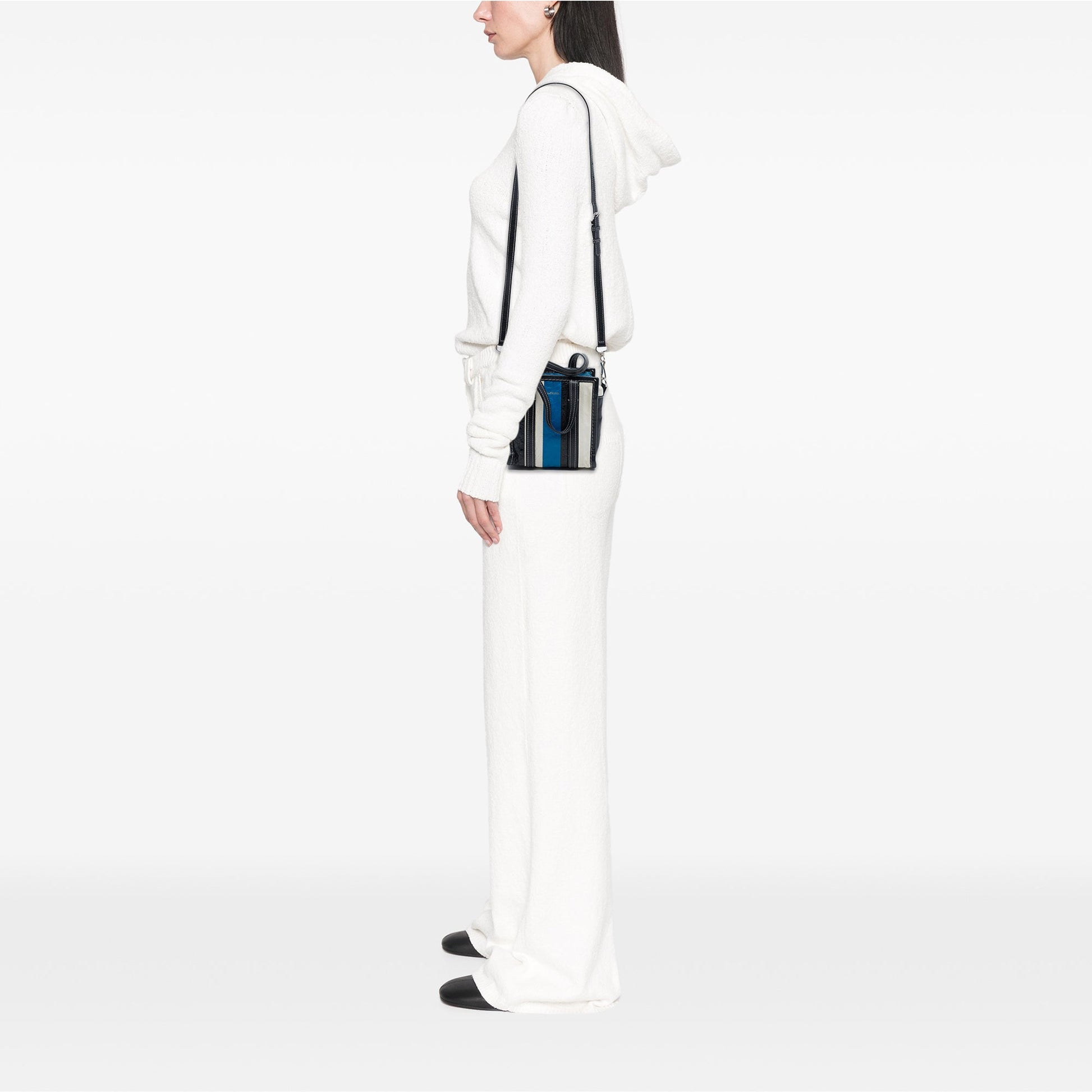Balenciaga Lambskin Bazar Shopper Satchel XXS