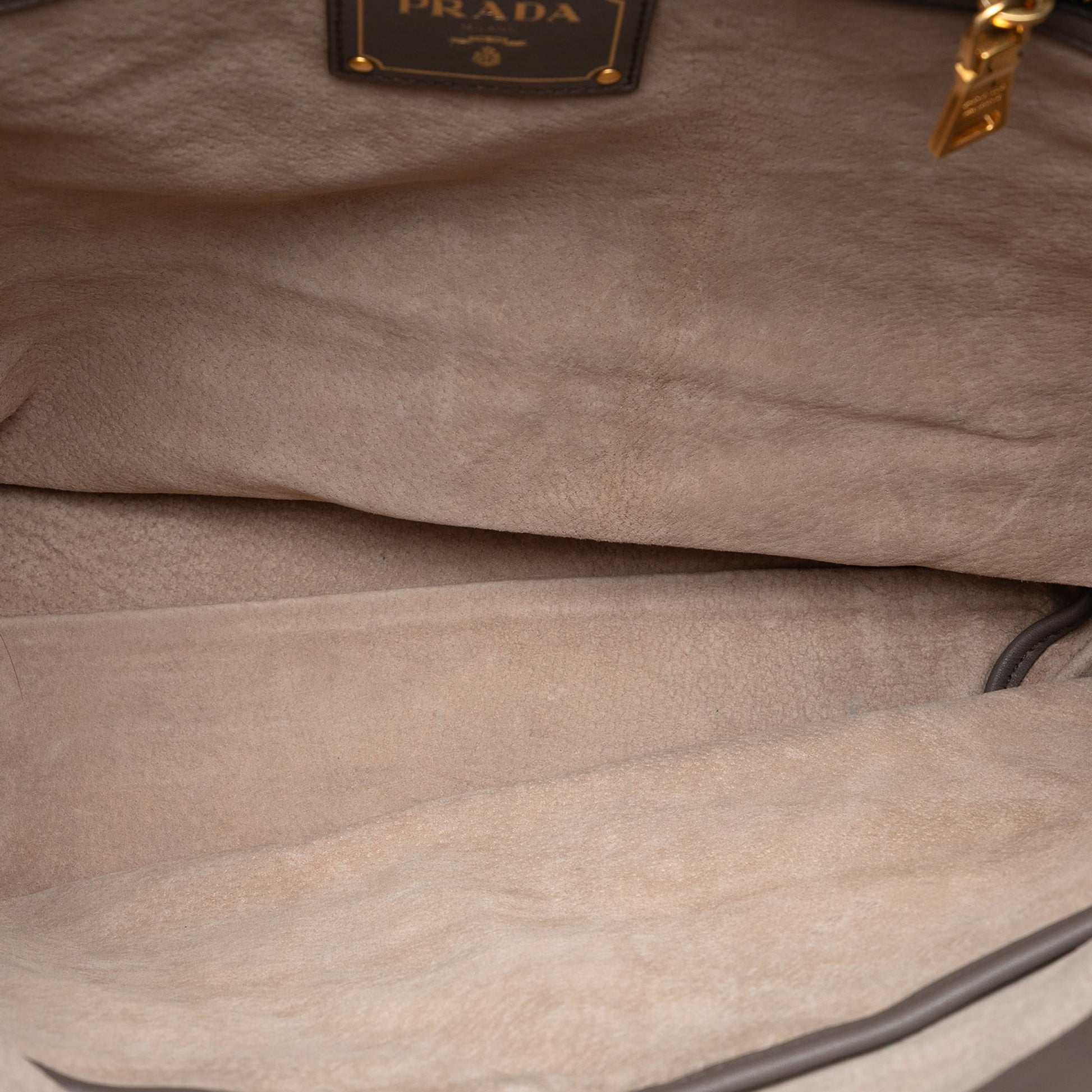 Prada Soft Calf Open Convertible Tote