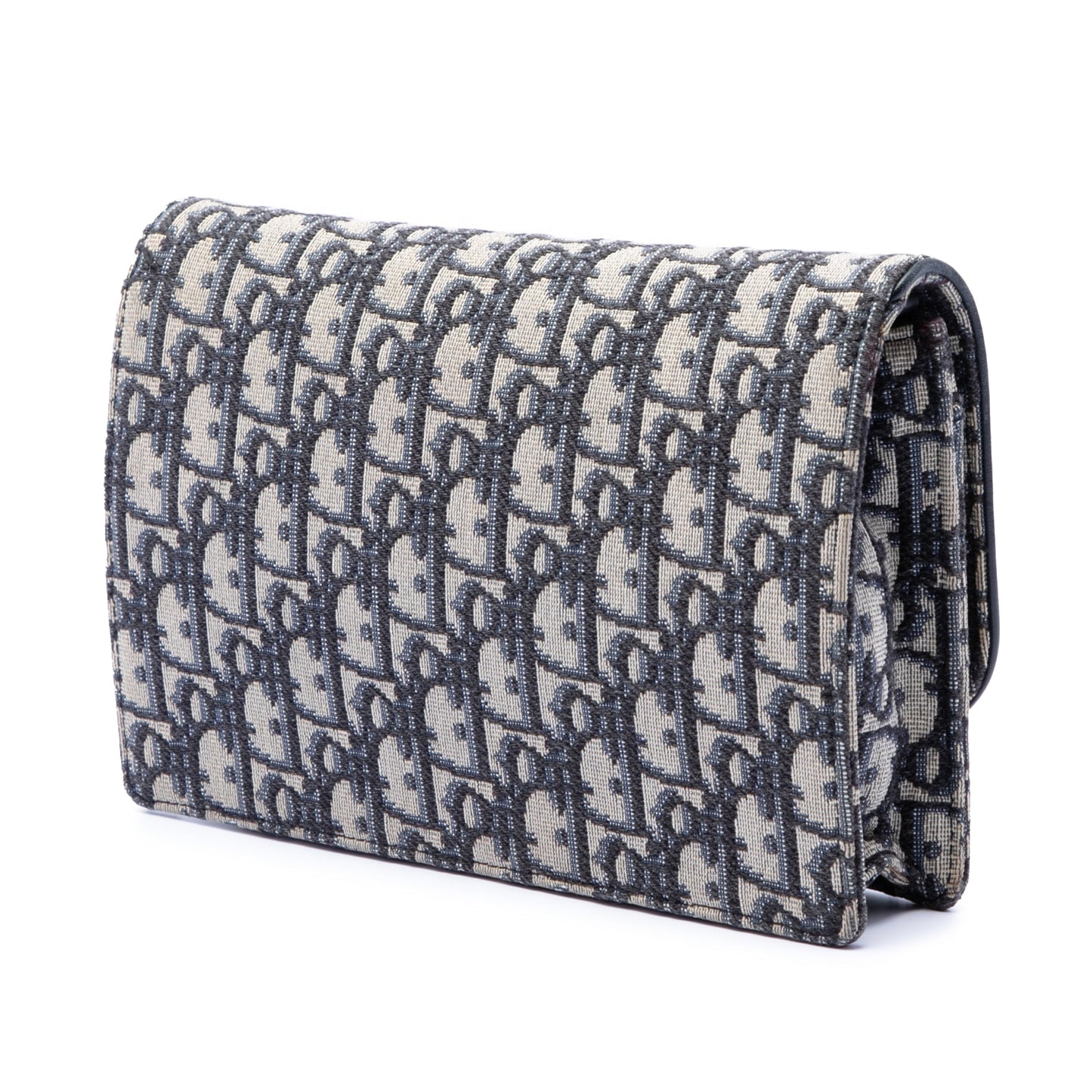 Dior Oblique Canvas Saddle Pouch Wallet on Chain