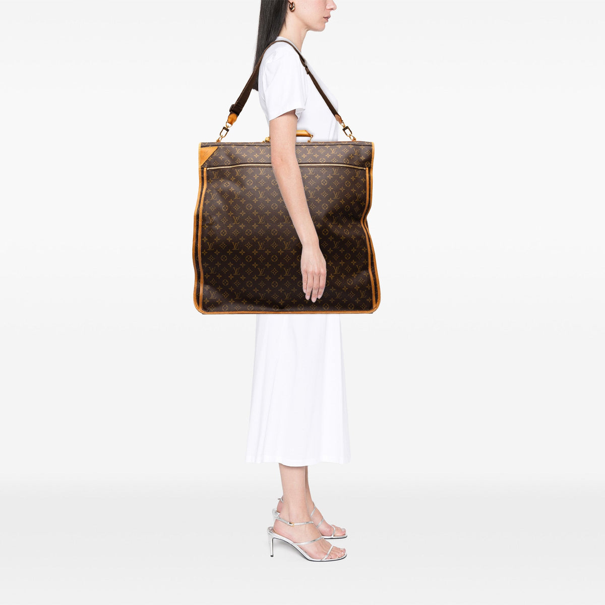 Louis Vuitton Monogram Portable Cabin Garment Bag — Brown