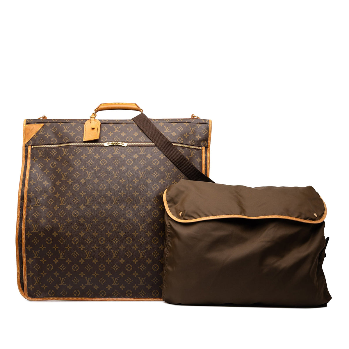 Louis Vuitton Monogram Portable Cabin Garment Bag — Brown