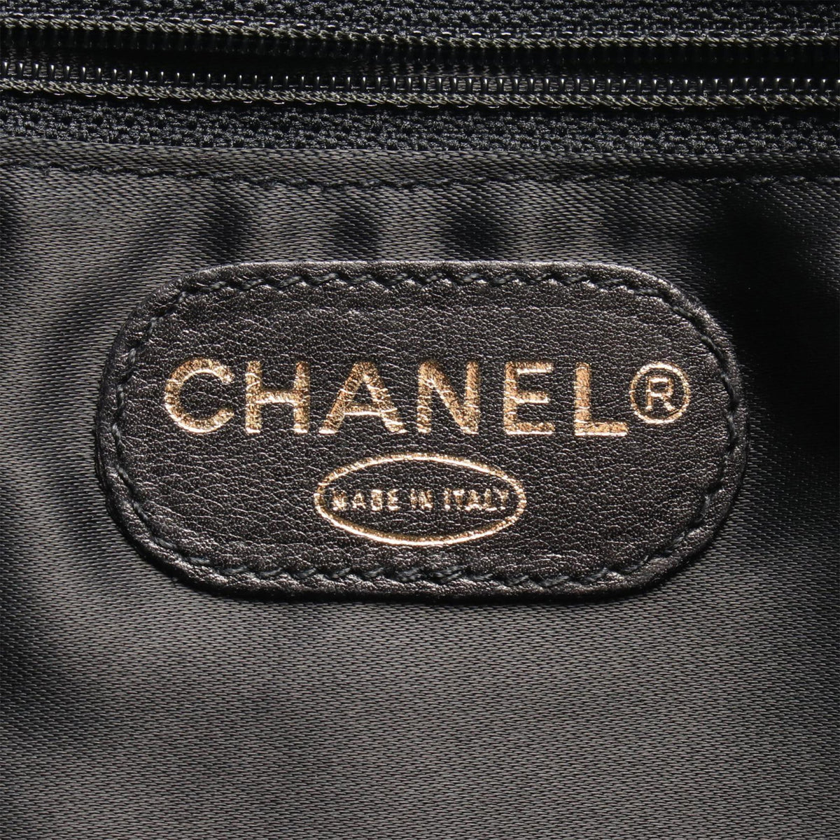 Chanel CC Caviar Tote — Black
