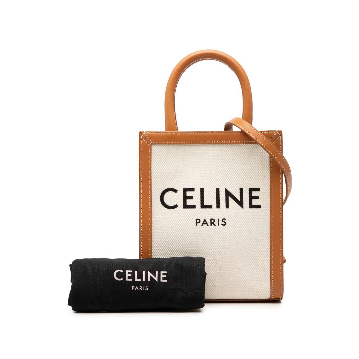 Celine Mini Canvas Vertical Cabas Tote