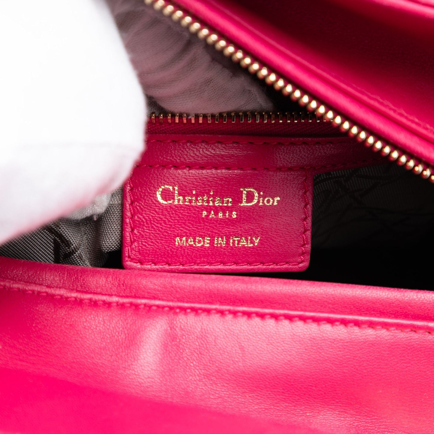 Dior Large Lambskin Cannage Lady Dior