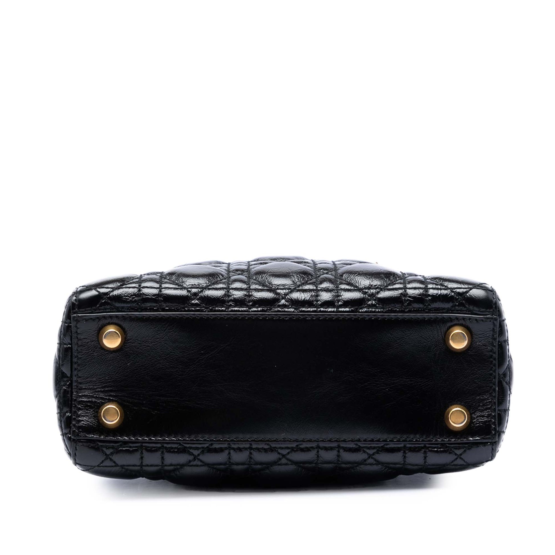 Dior Small Crinkled Patent Cannage My ABCDior Lady Dior