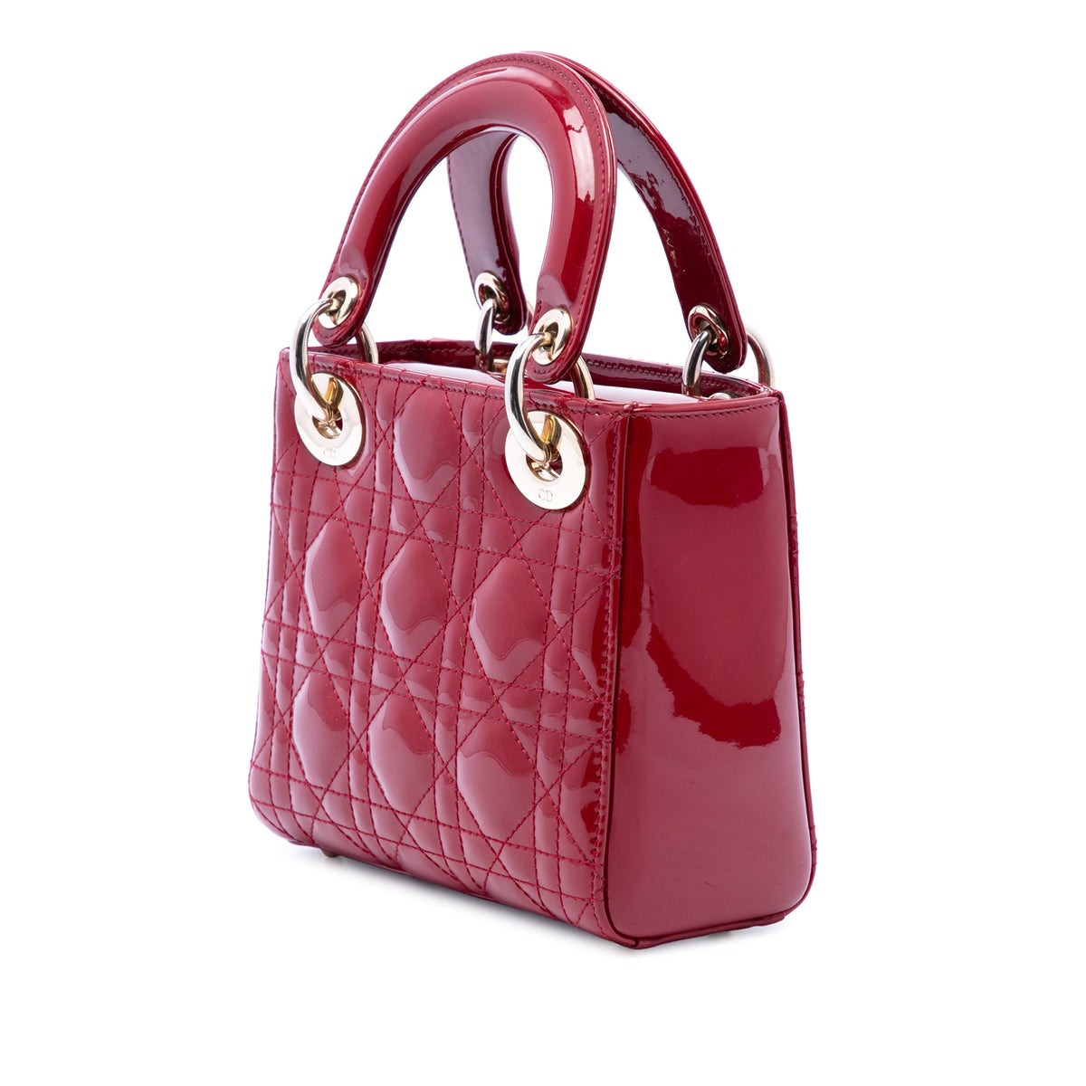 Dior Mini Patent Cannage Lady Dior