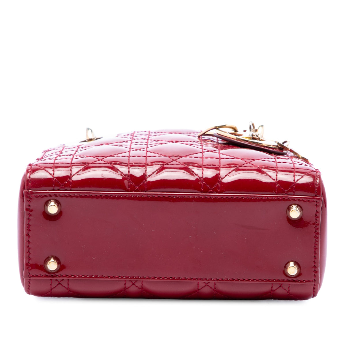 Dior Mini Patent Cannage Lady Dior