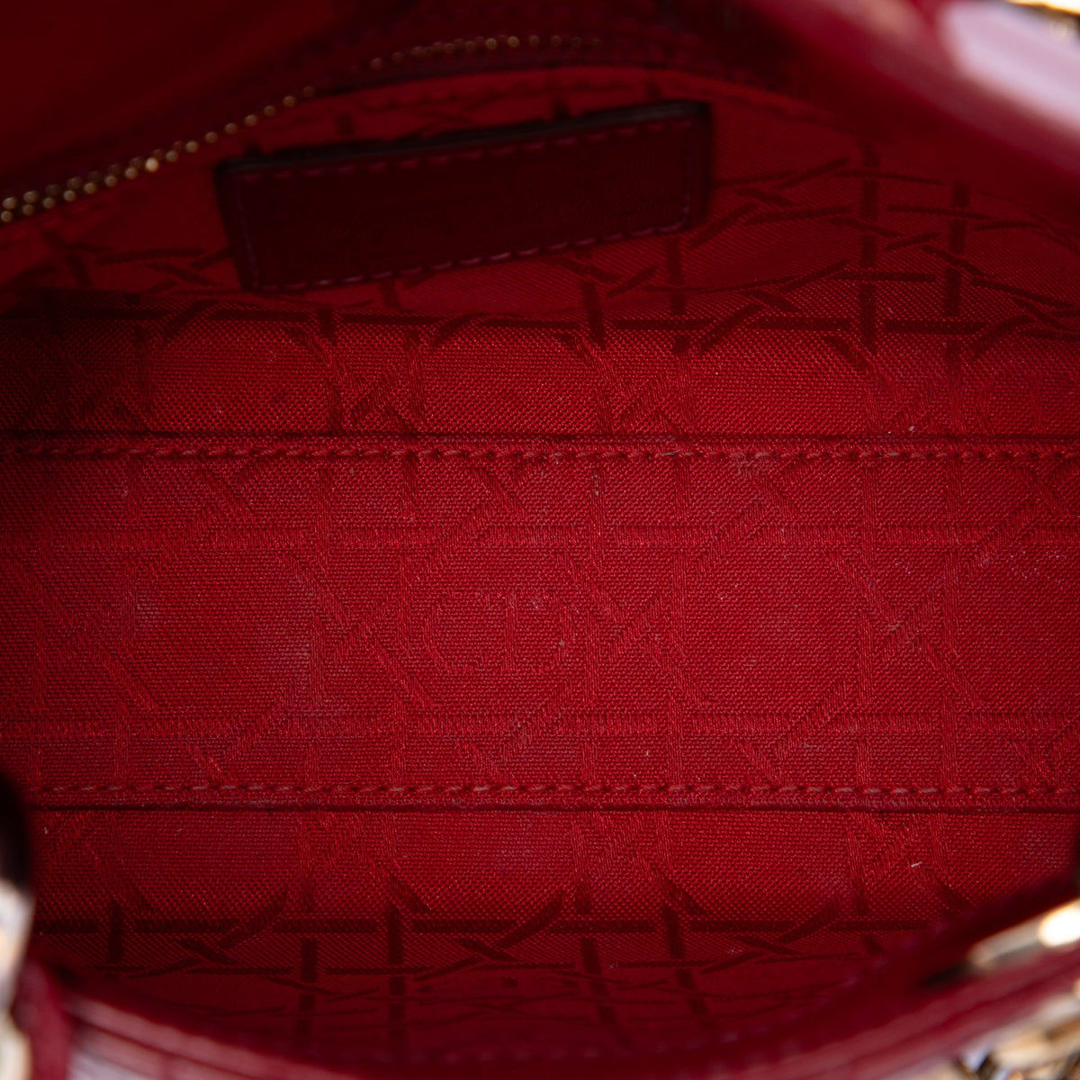 Dior Mini Patent Cannage Lady Dior