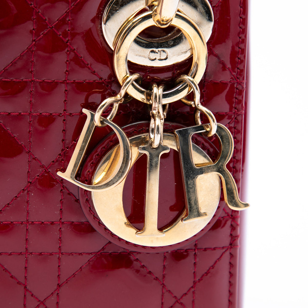 Dior Mini Patent Cannage Lady Dior