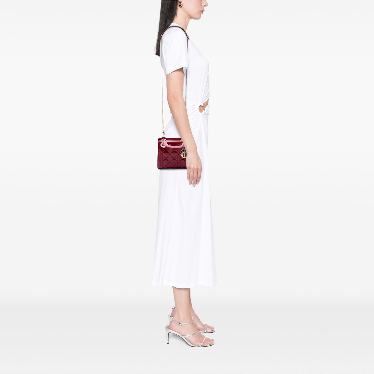 Dior Mini Patent Cannage Lady Dior