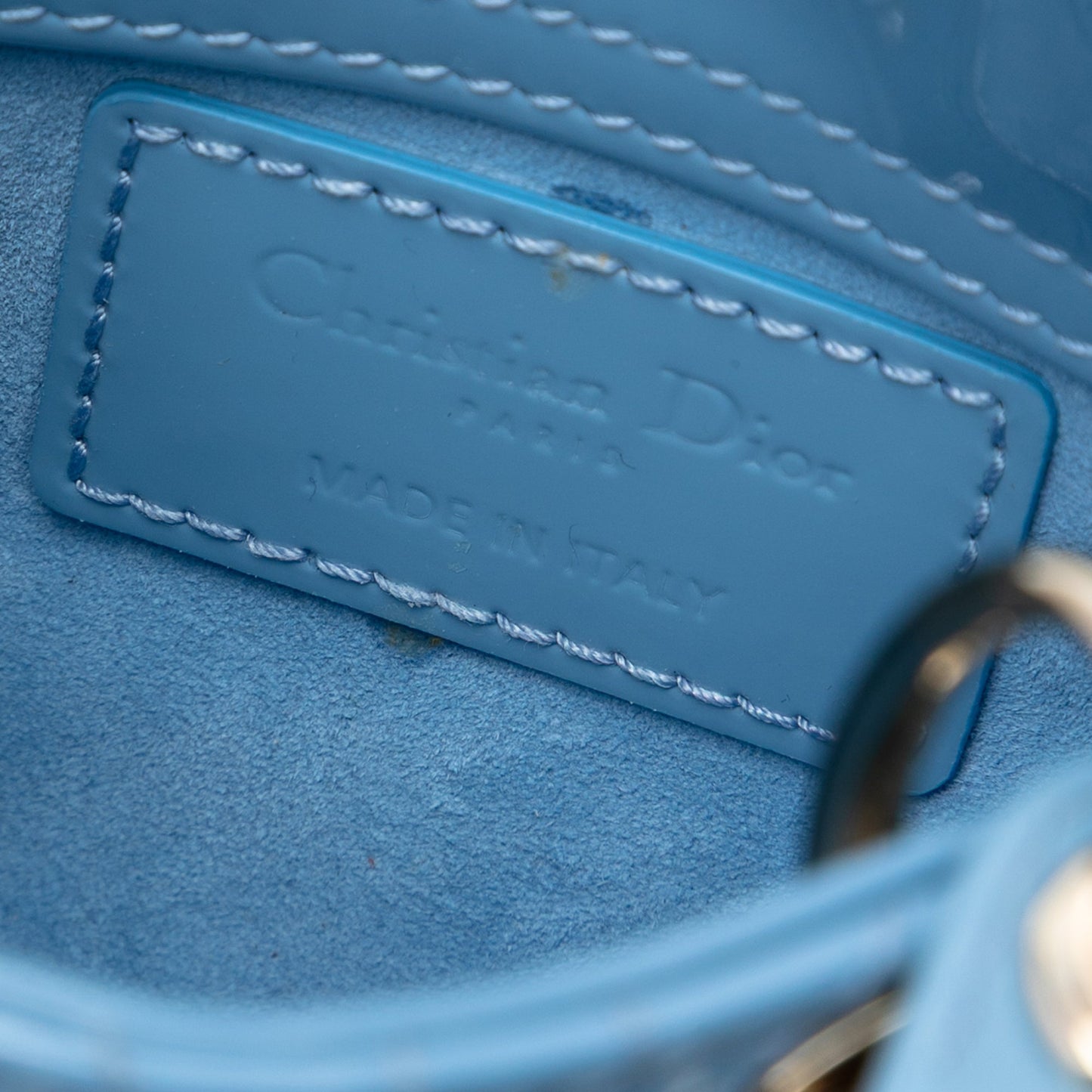 Dior Micro Patent Cannage Lady Dior