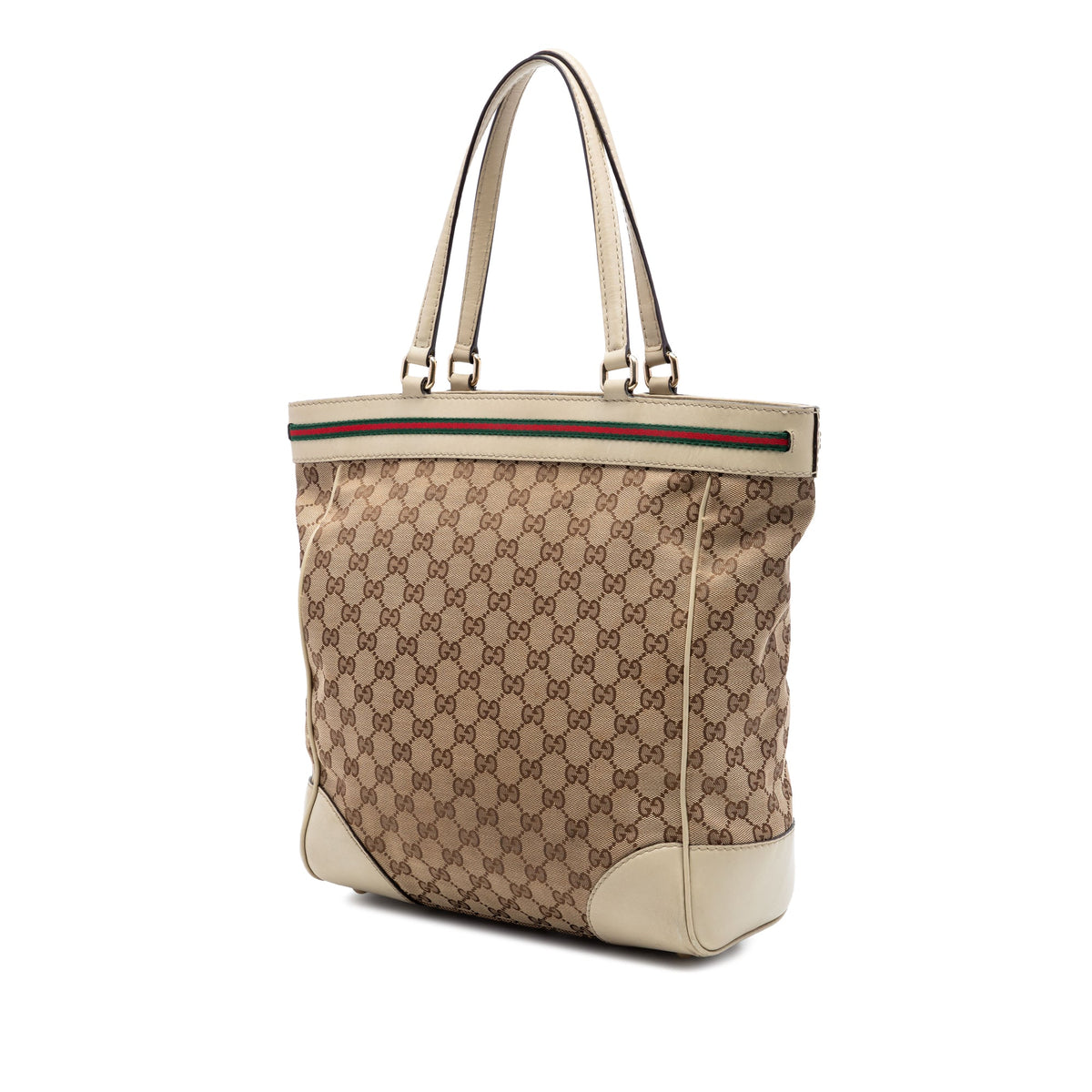 Gucci GG Canvas Web Mayfair Tote