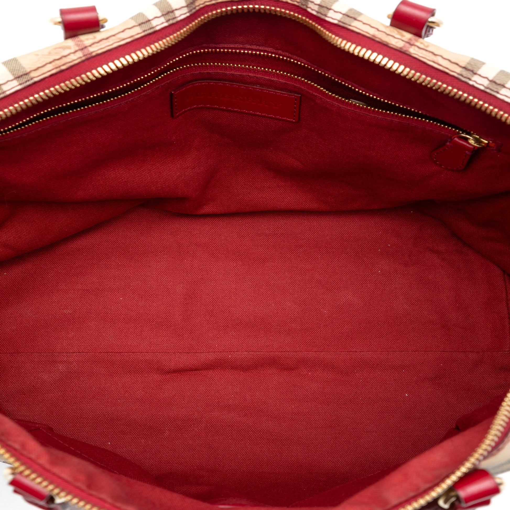 Burberry Medium Haymarket Check Coated Canvas Salisbury Tote
