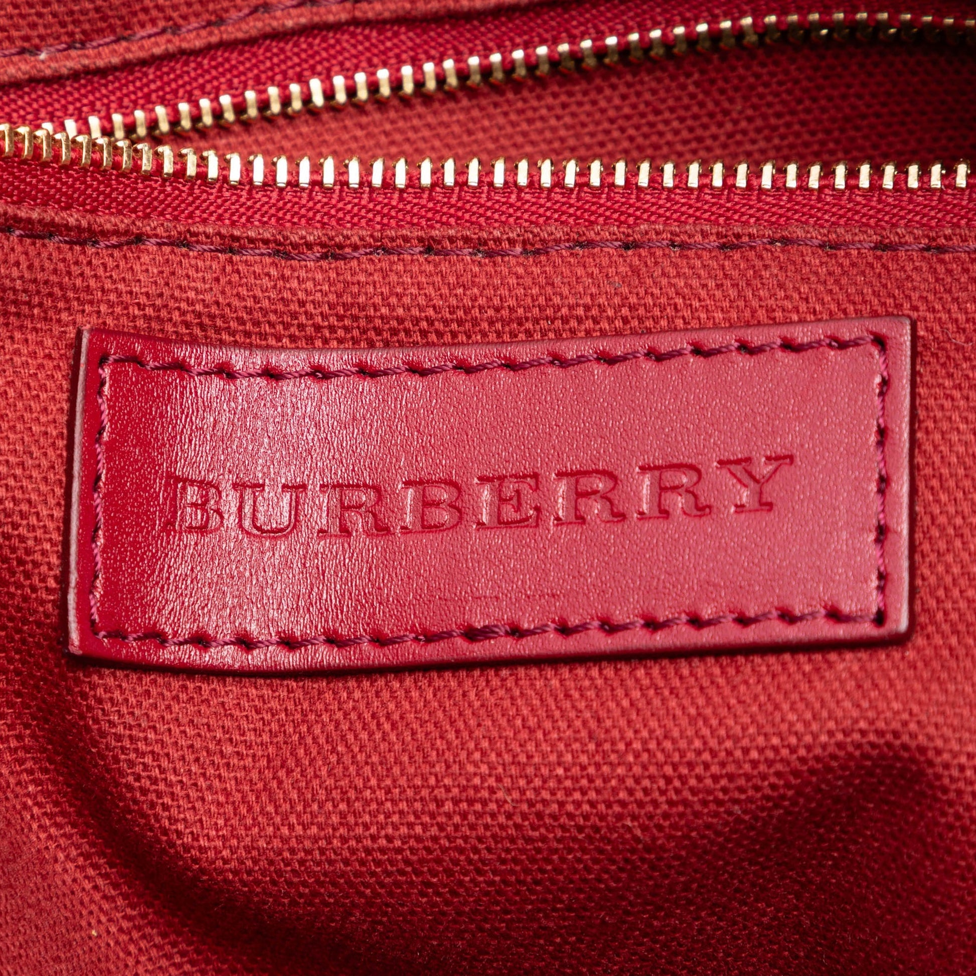Burberry Medium Haymarket Check Coated Canvas Salisbury Tote