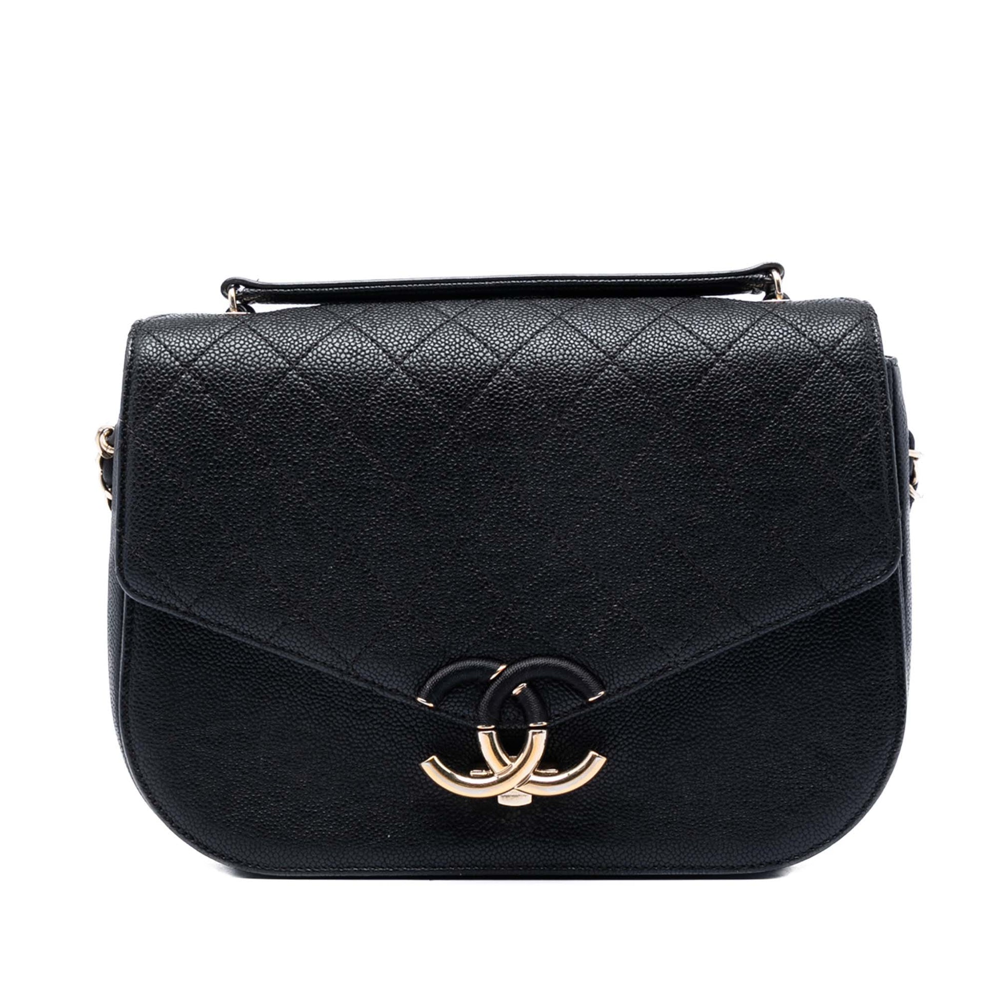 Chanel Paris Cuba Medium Quilted Caviar Thread Around Flap