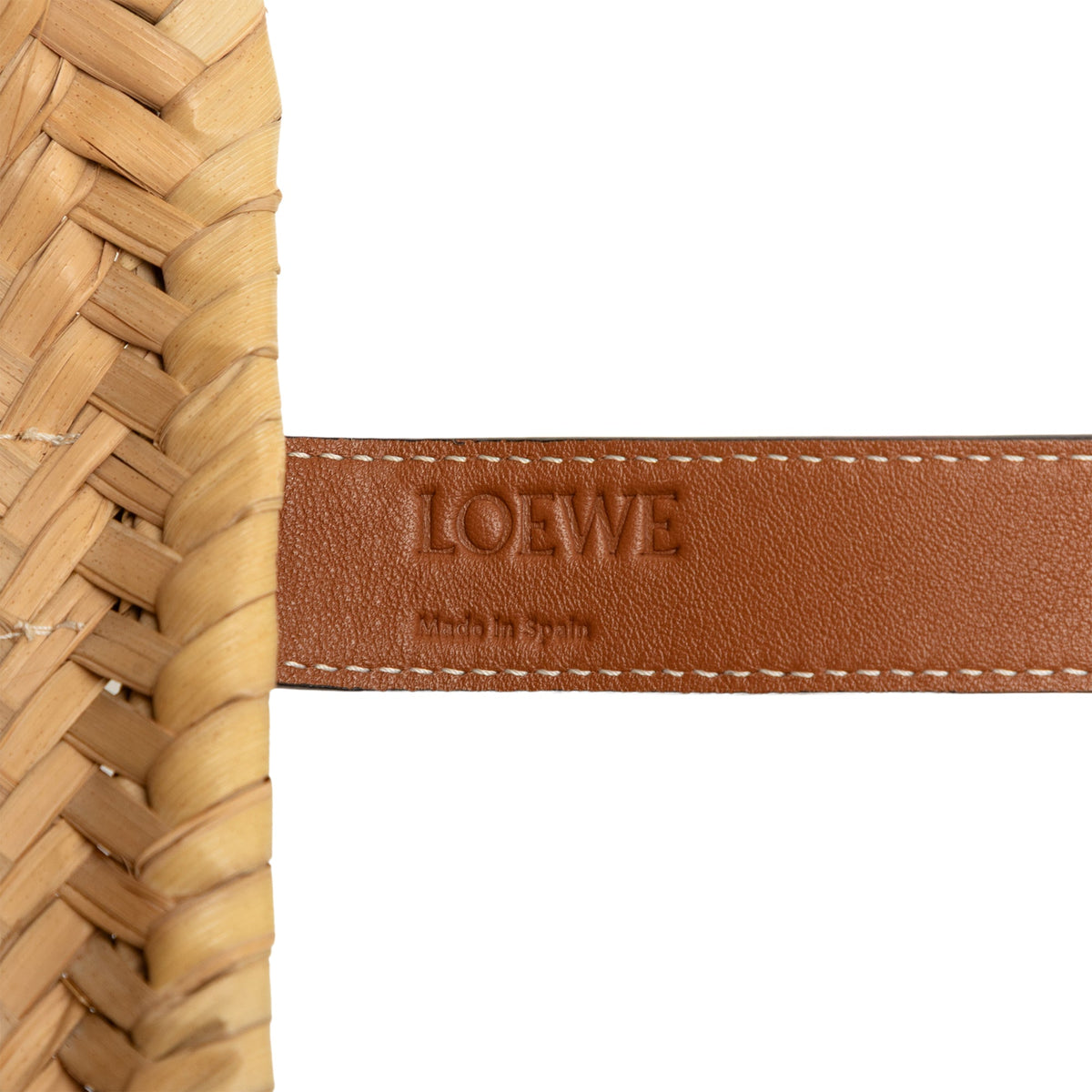 LOEWE Medium Raffia Anagram Basket Tote