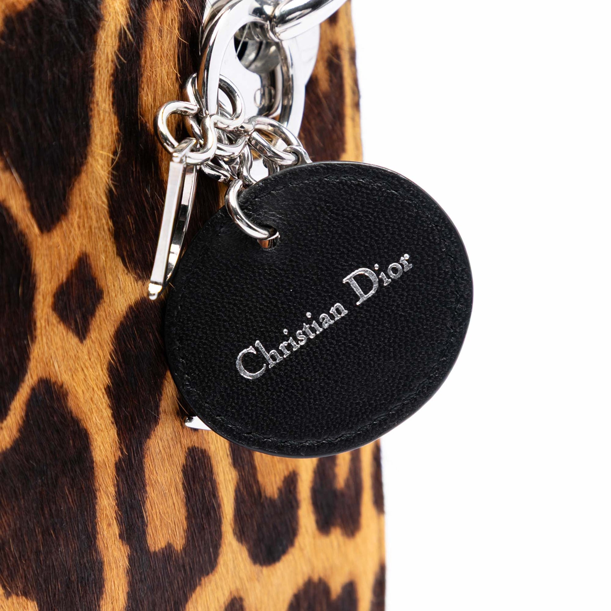 Dior Mini Pony Hair Leopard Print Lady Dior