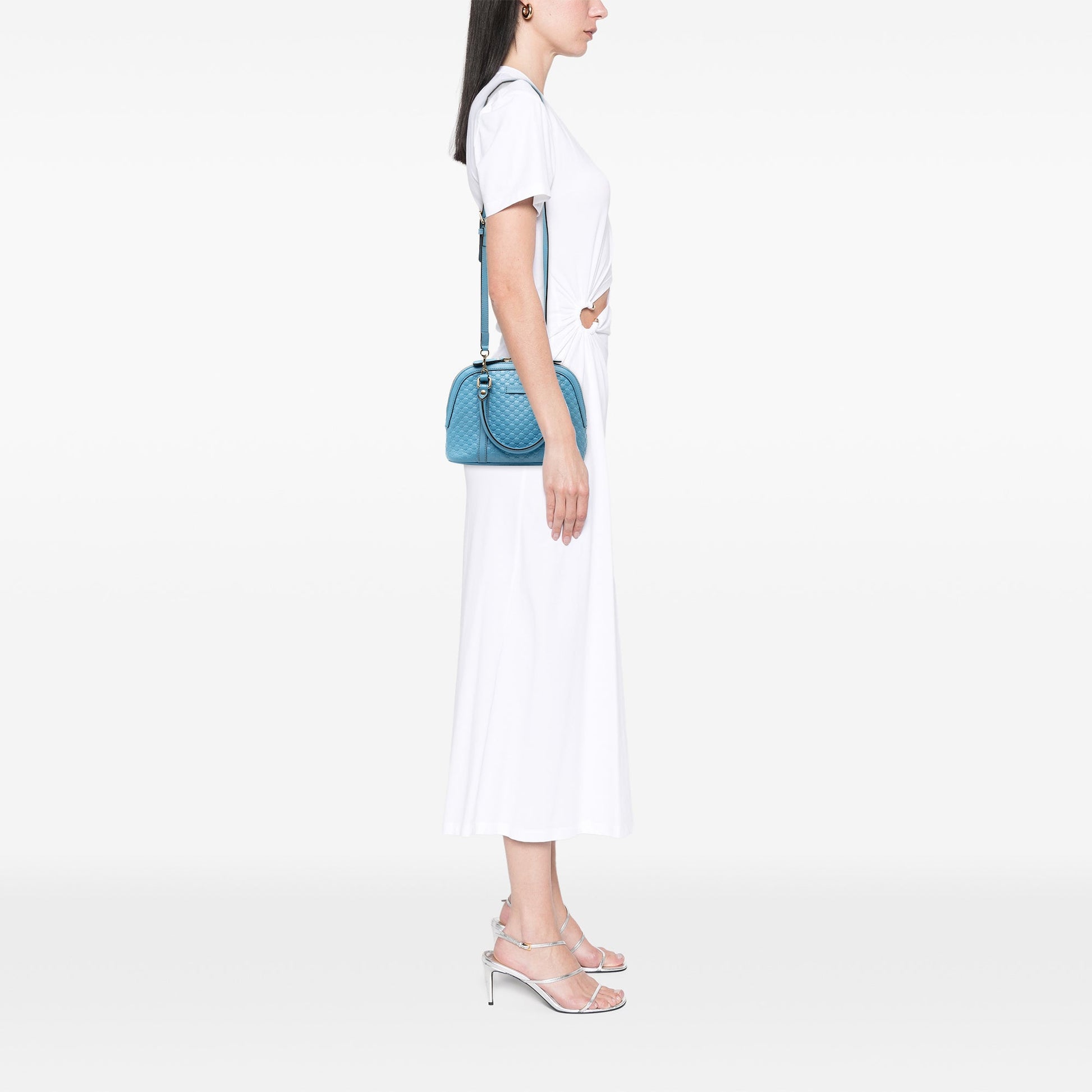 Gucci Mini Microguccissima Dome Satchel