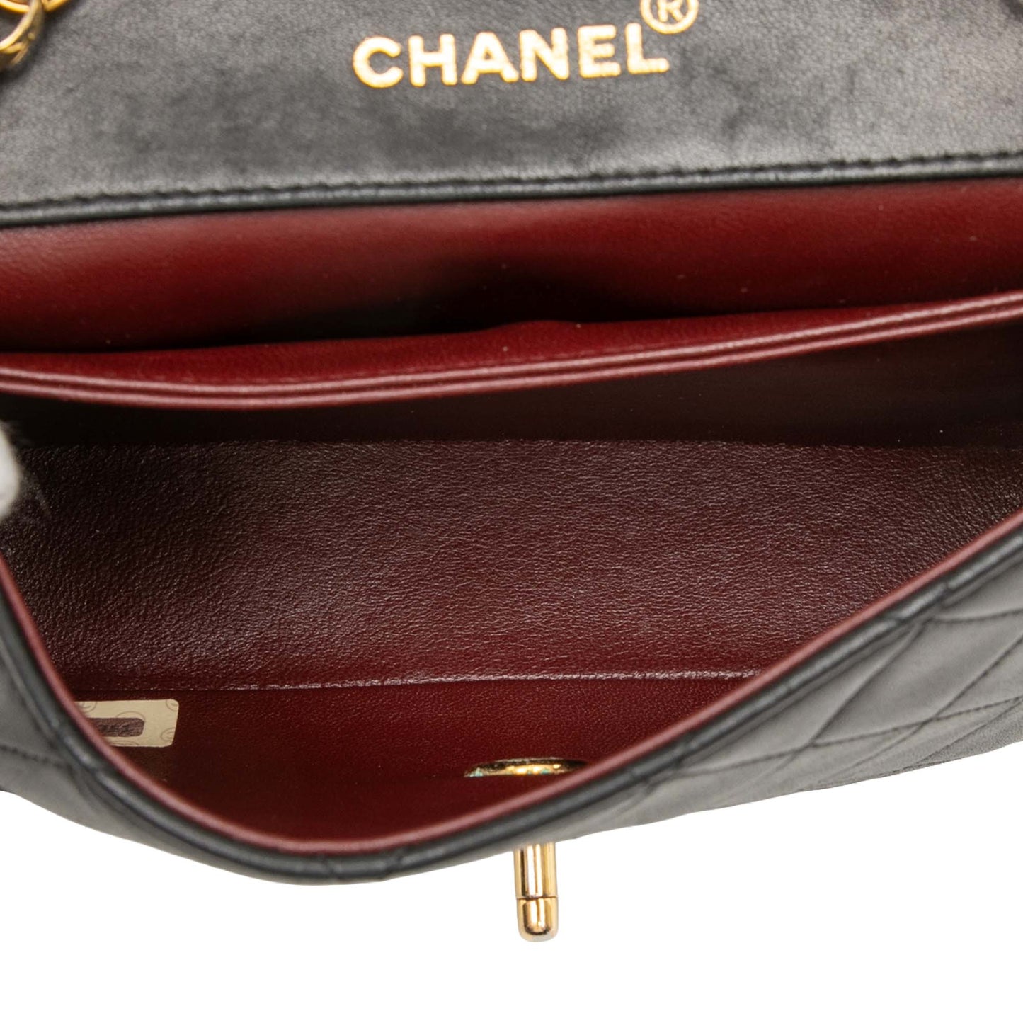 Chanel CC Quilted Lambskin Bijoux Chain Curved Full Flap