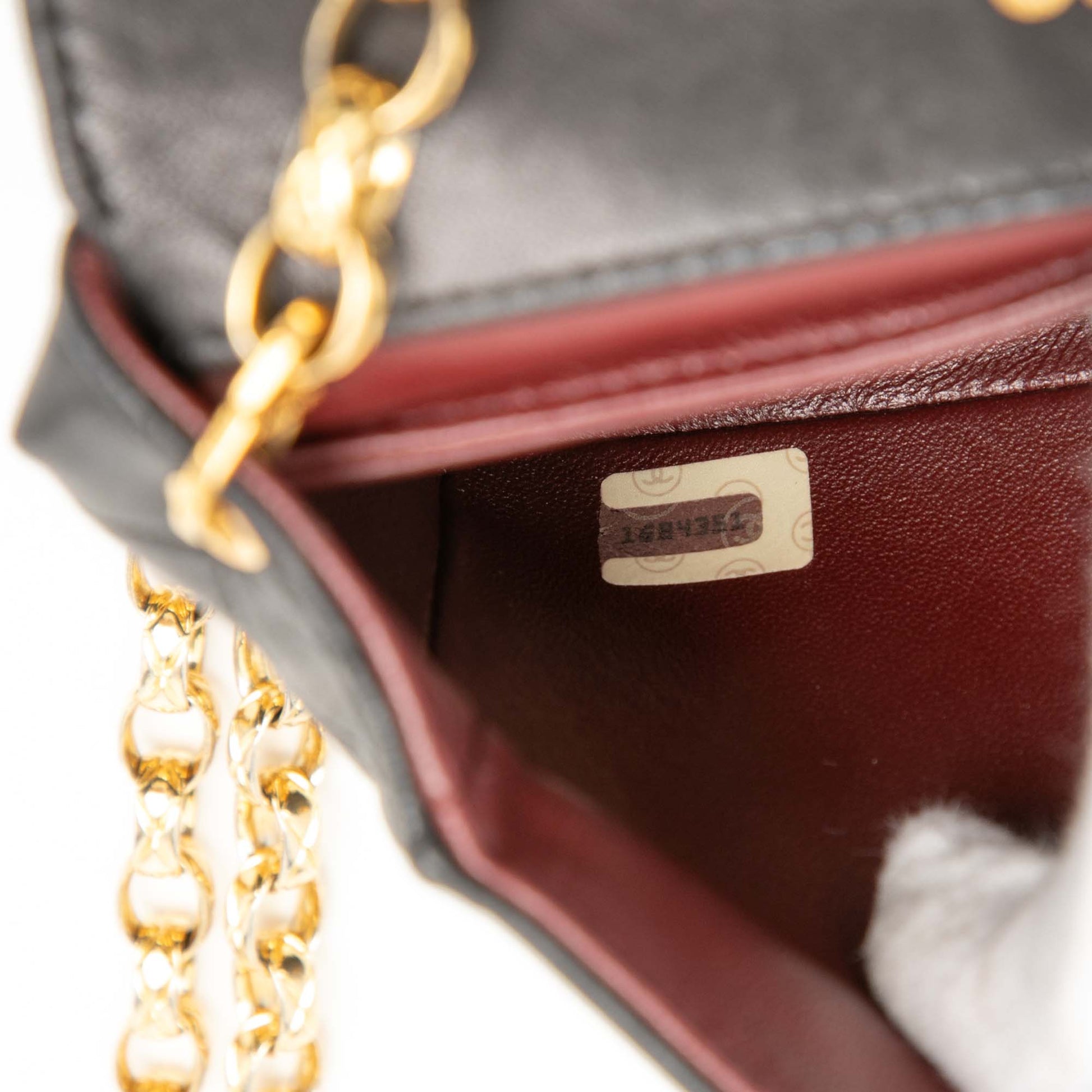 Chanel CC Quilted Lambskin Bijoux Chain Curved Full Flap