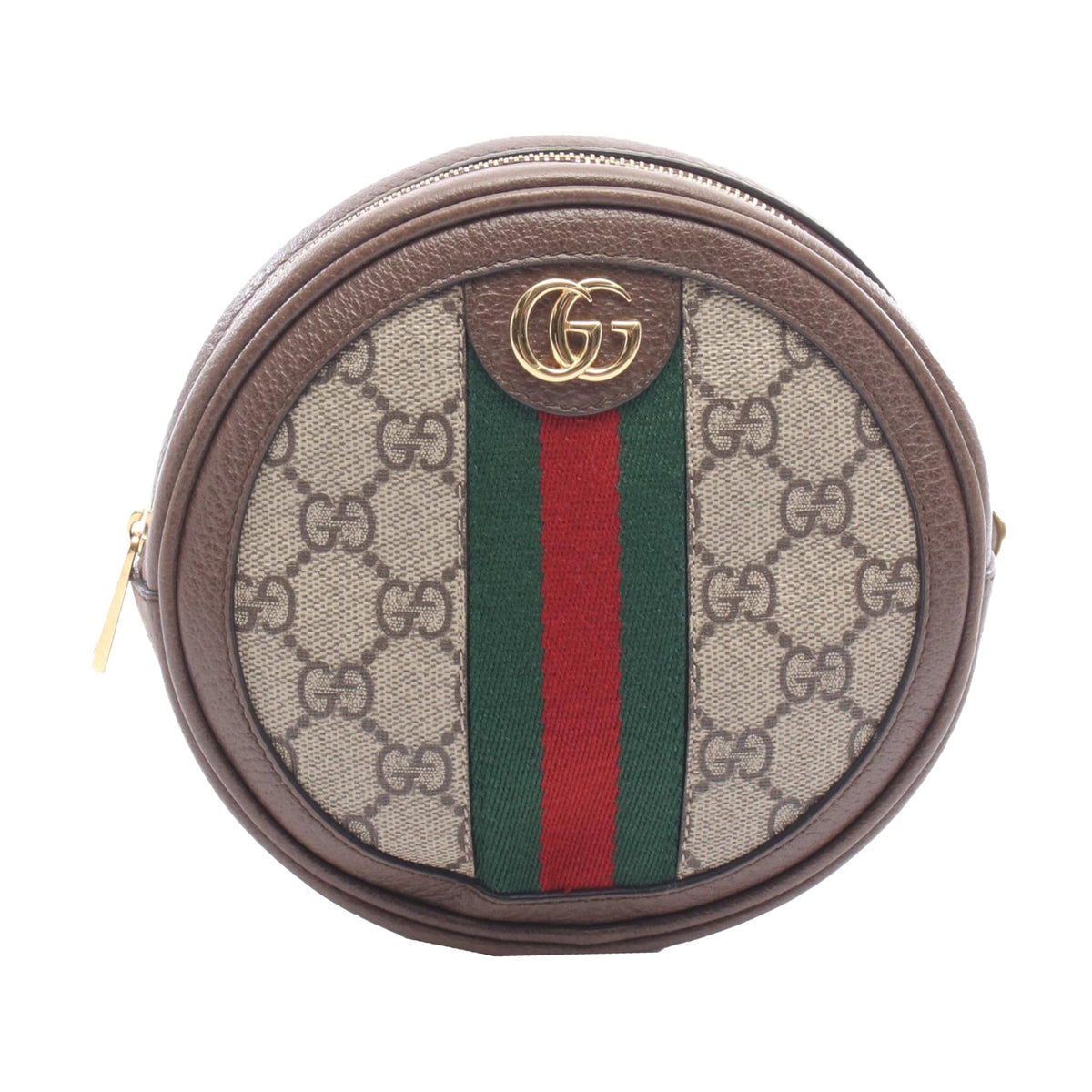 Gucci Mini GG Supreme Web Ophidia Round Backpack