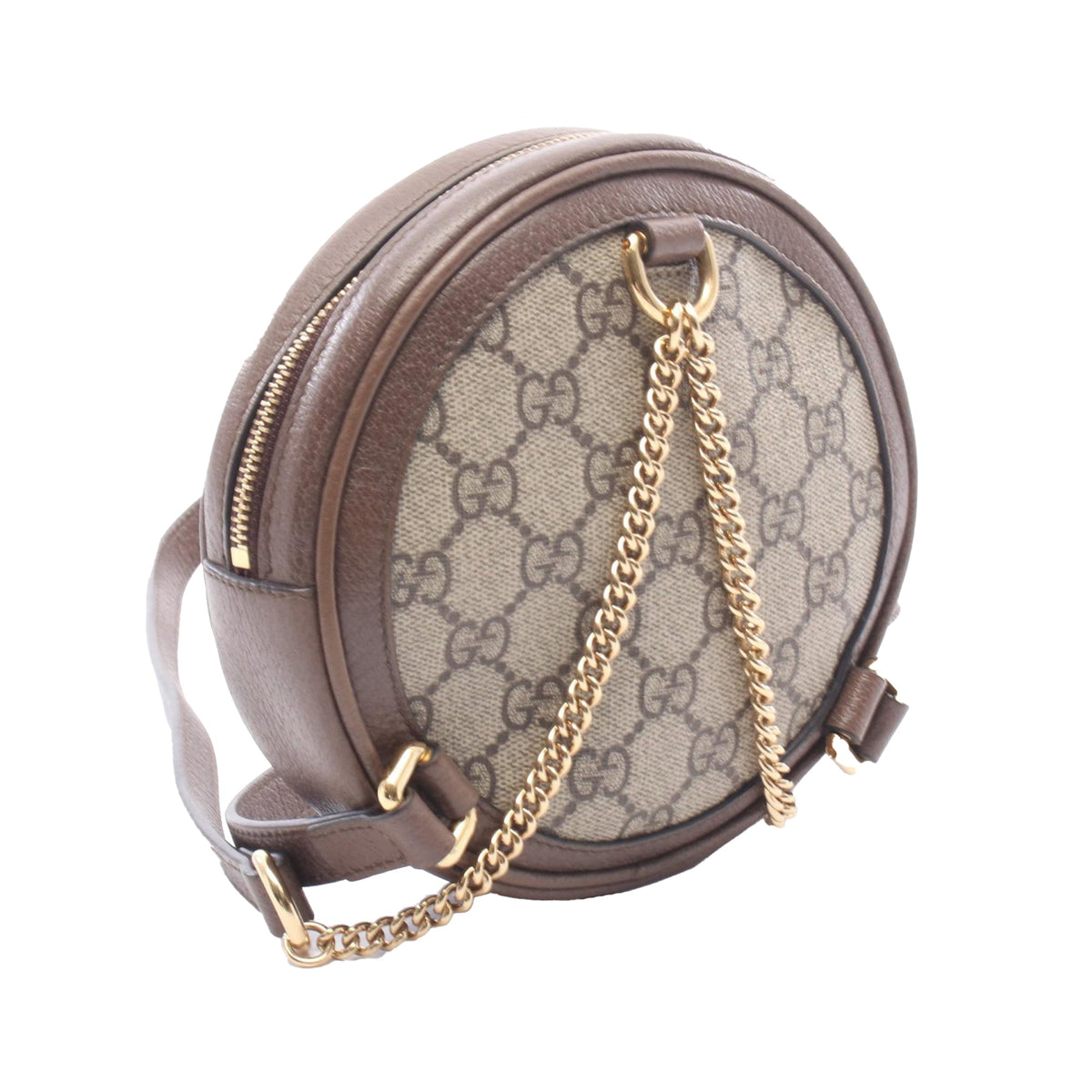 Gucci Mini GG Supreme Web Ophidia Round Backpack