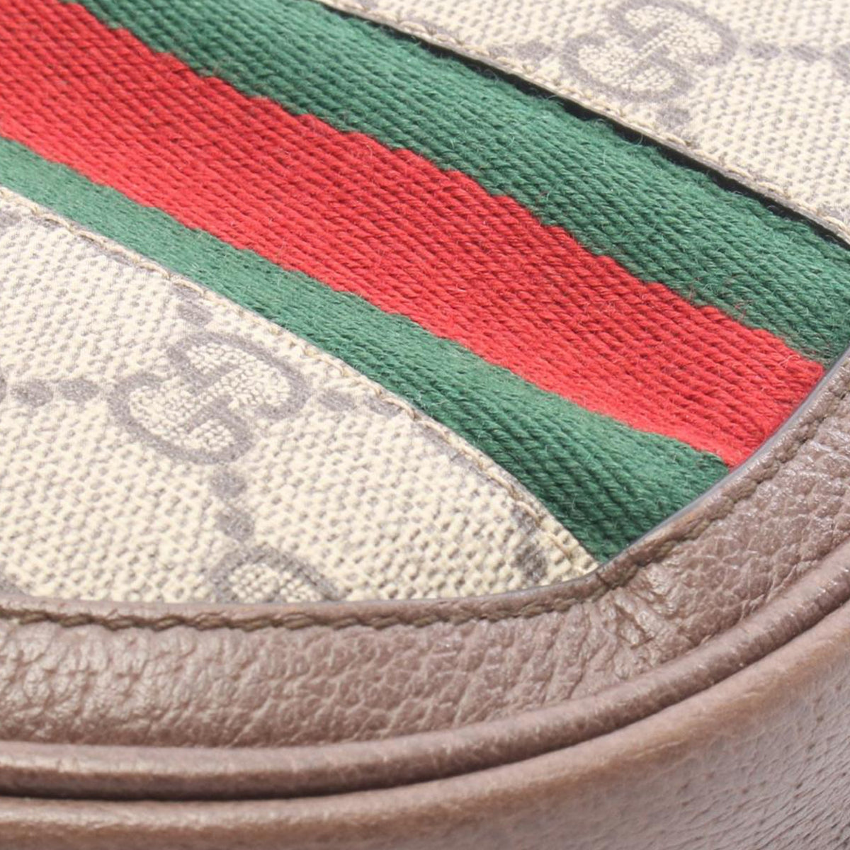 Gucci Mini GG Supreme Web Ophidia Round Backpack