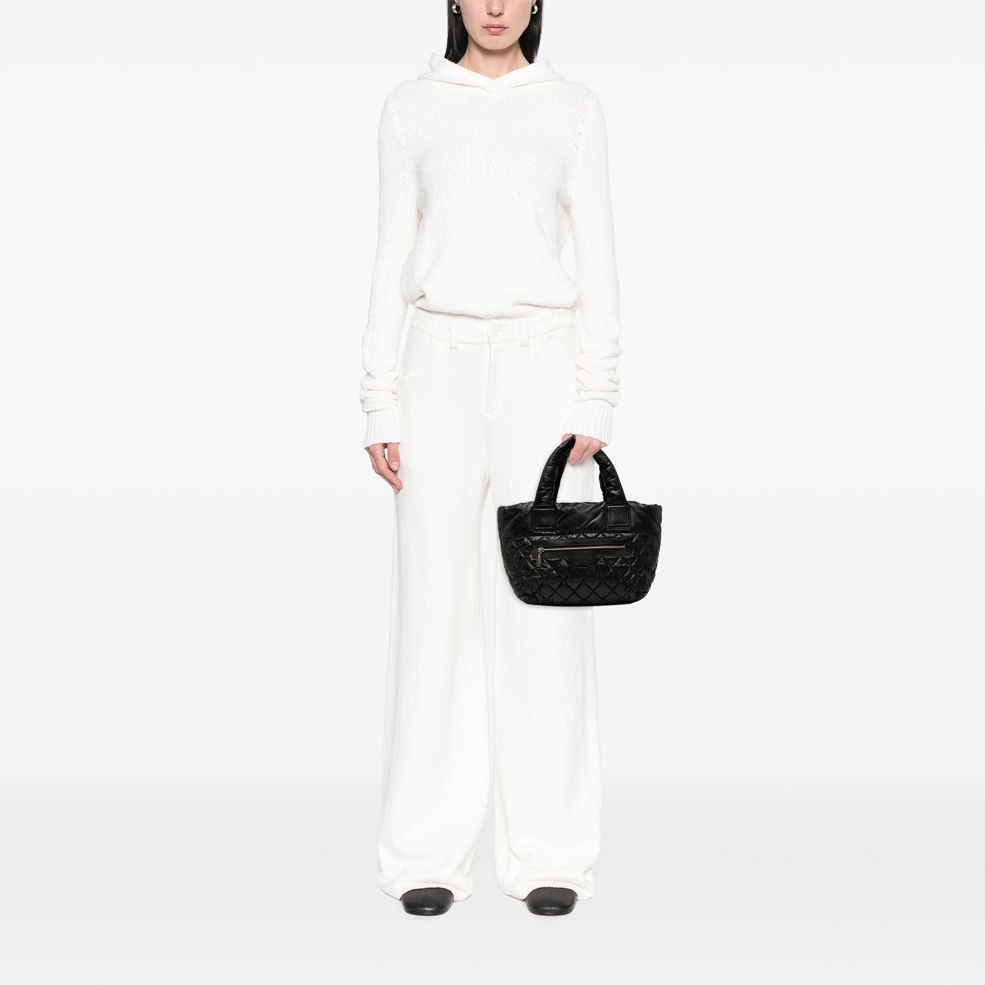 Chanel Small Quilted Nylon Coco Cocoon Tote