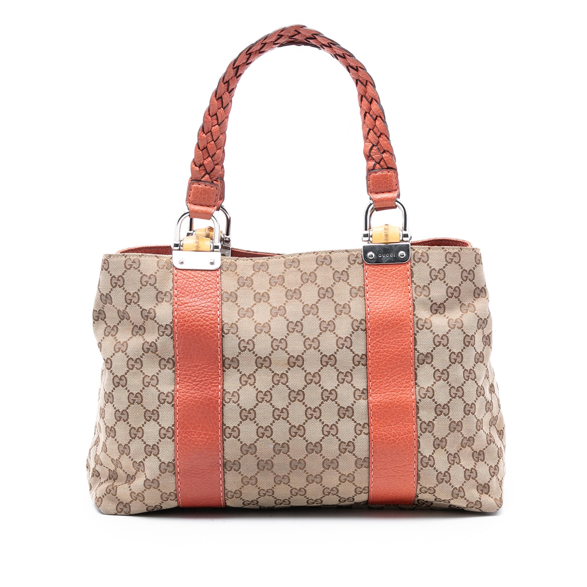 Gucci GG Canvas Bamboo Libeccio Tote