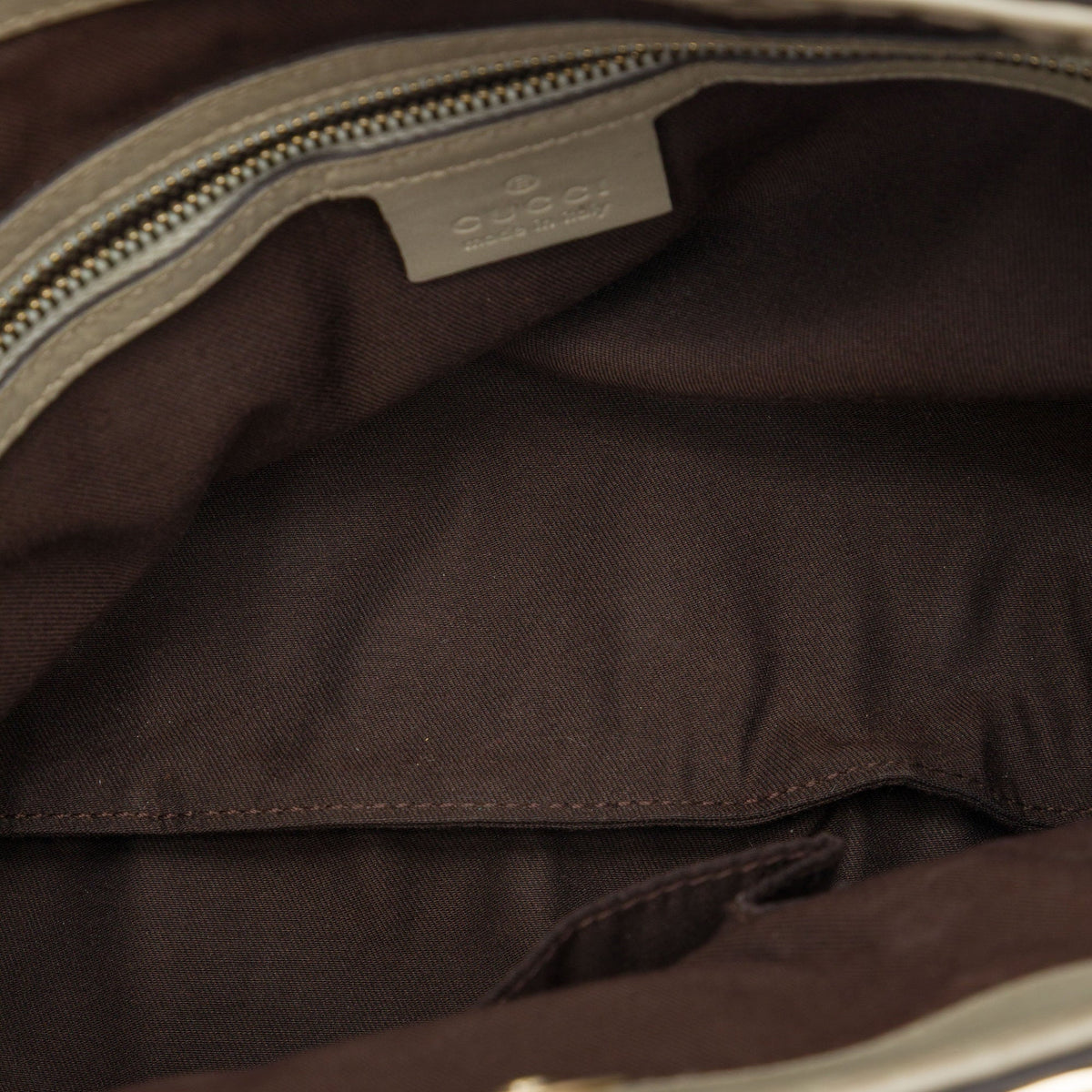 Gucci GG Canvas Dialux Queen Hobo — Beige