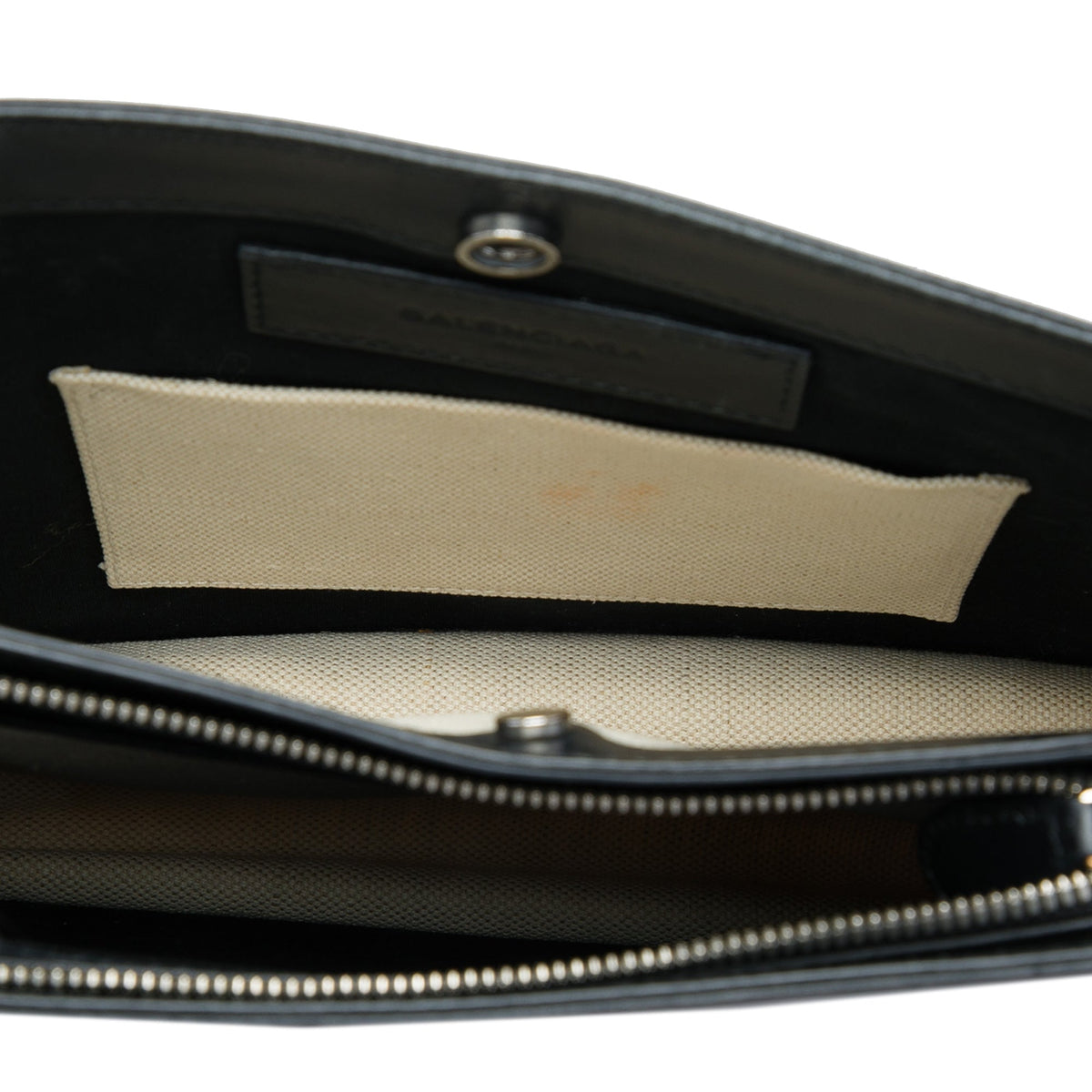 Balenciaga Canvas Navy Pochette Crossbody
