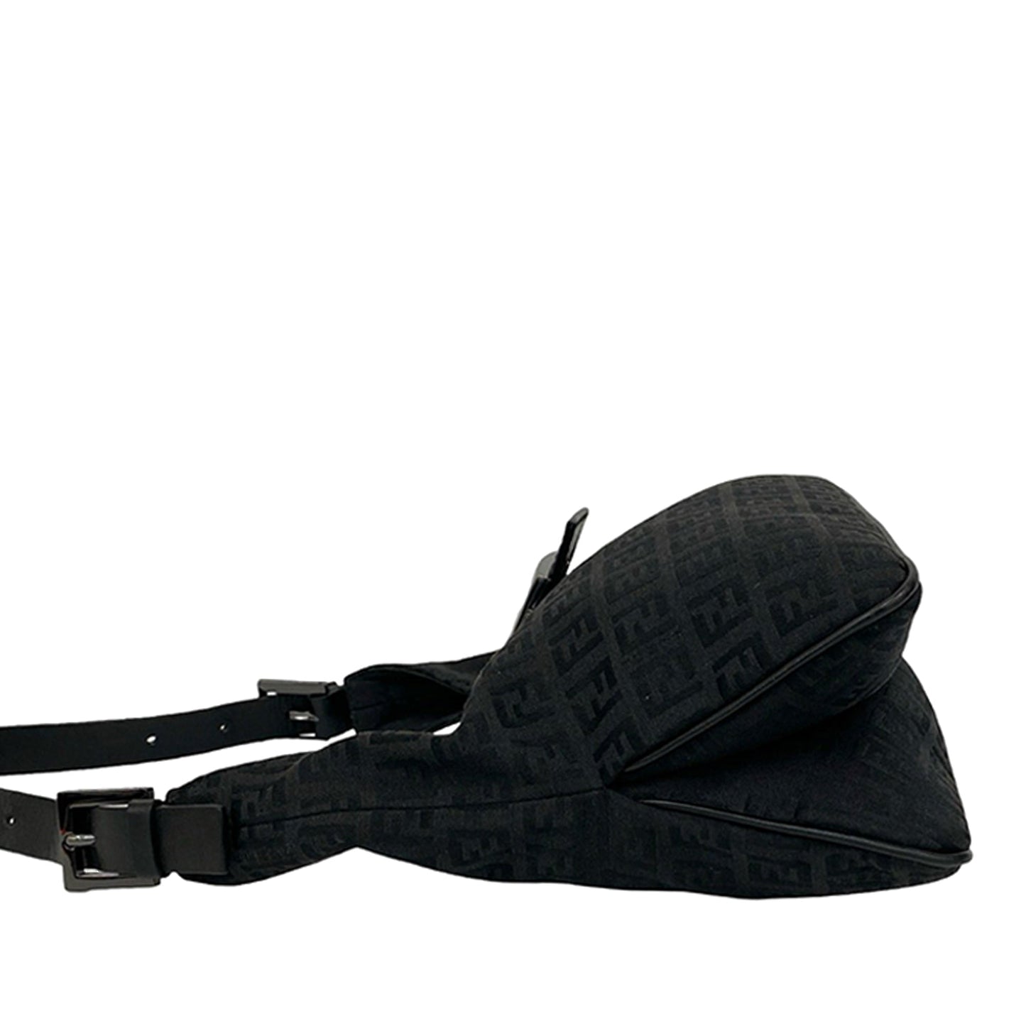 Fendi Zucchino Canvas Shoulder Bag
