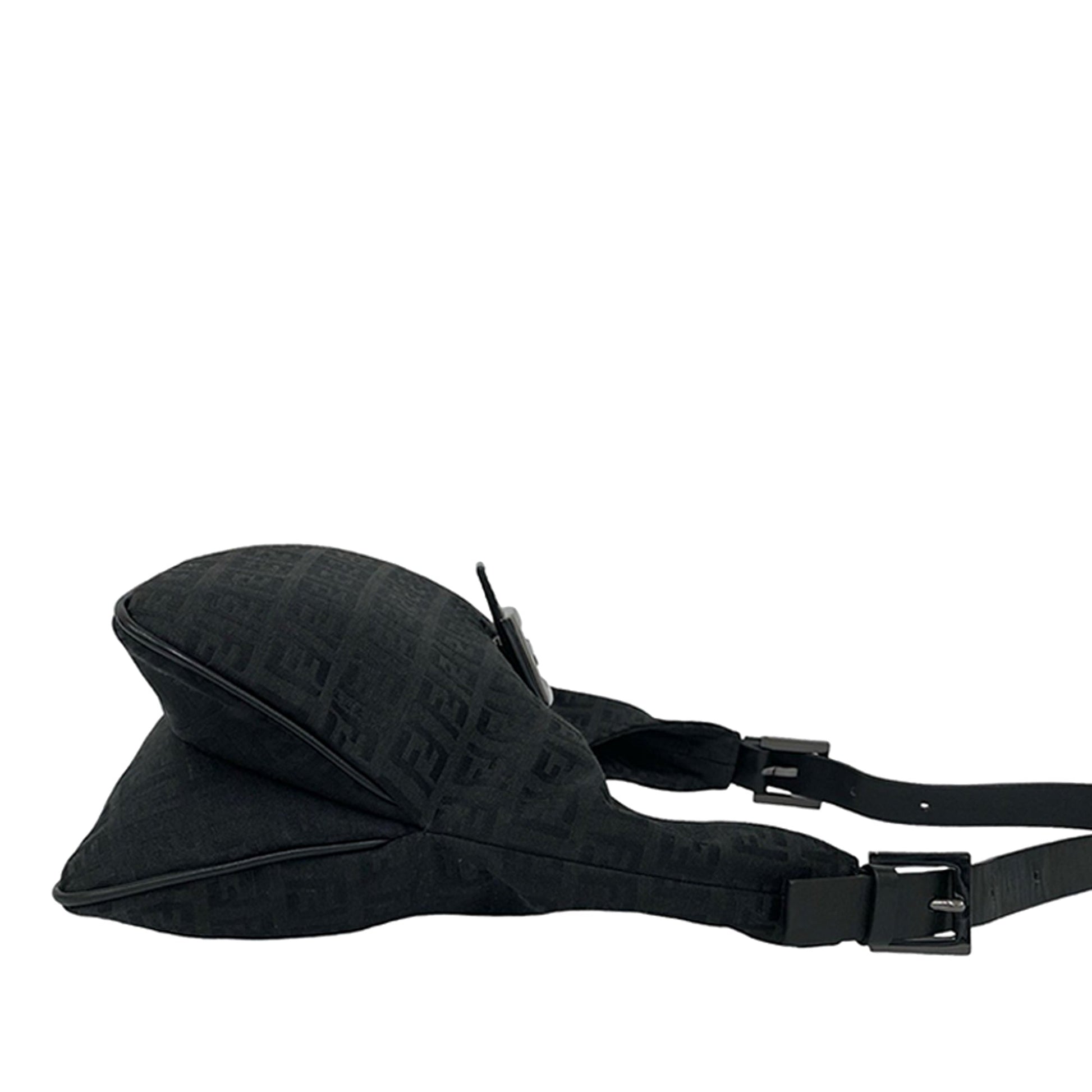 Fendi Zucchino Canvas Shoulder Bag