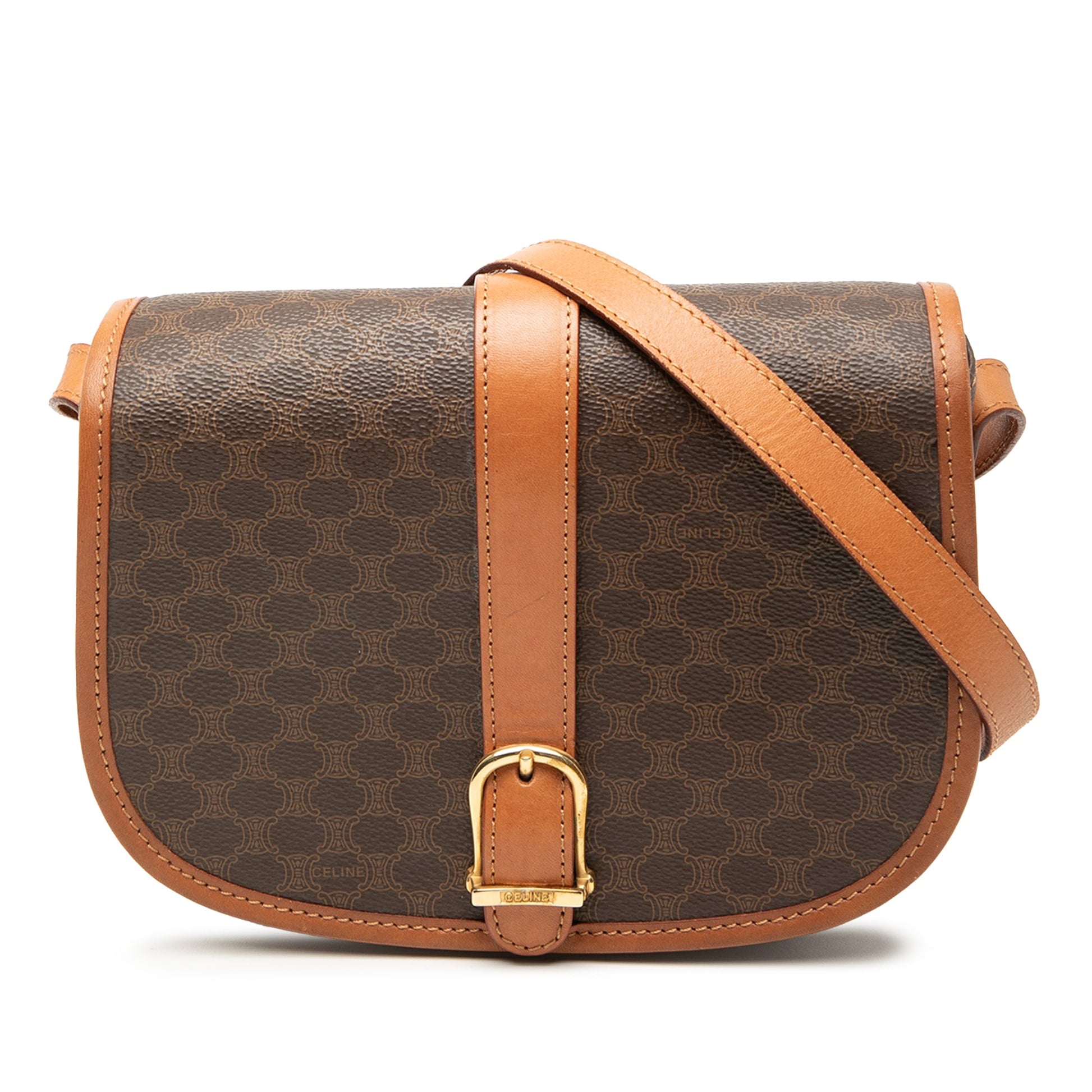 Celine Macadam Coated Canvas Crossbody