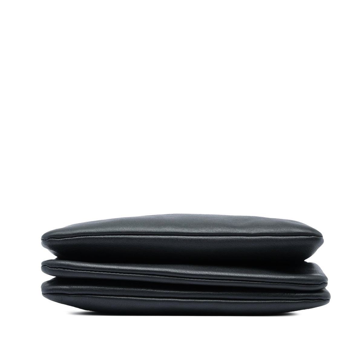 Celine Small Lambskin Trio Crossbody — Black