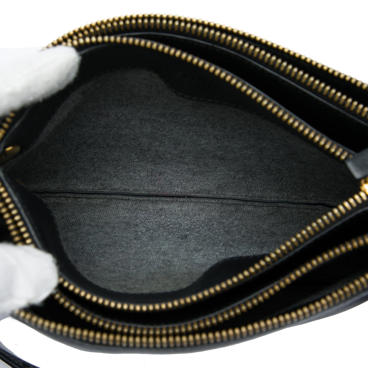 Celine Small Lambskin Trio Crossbody — Black