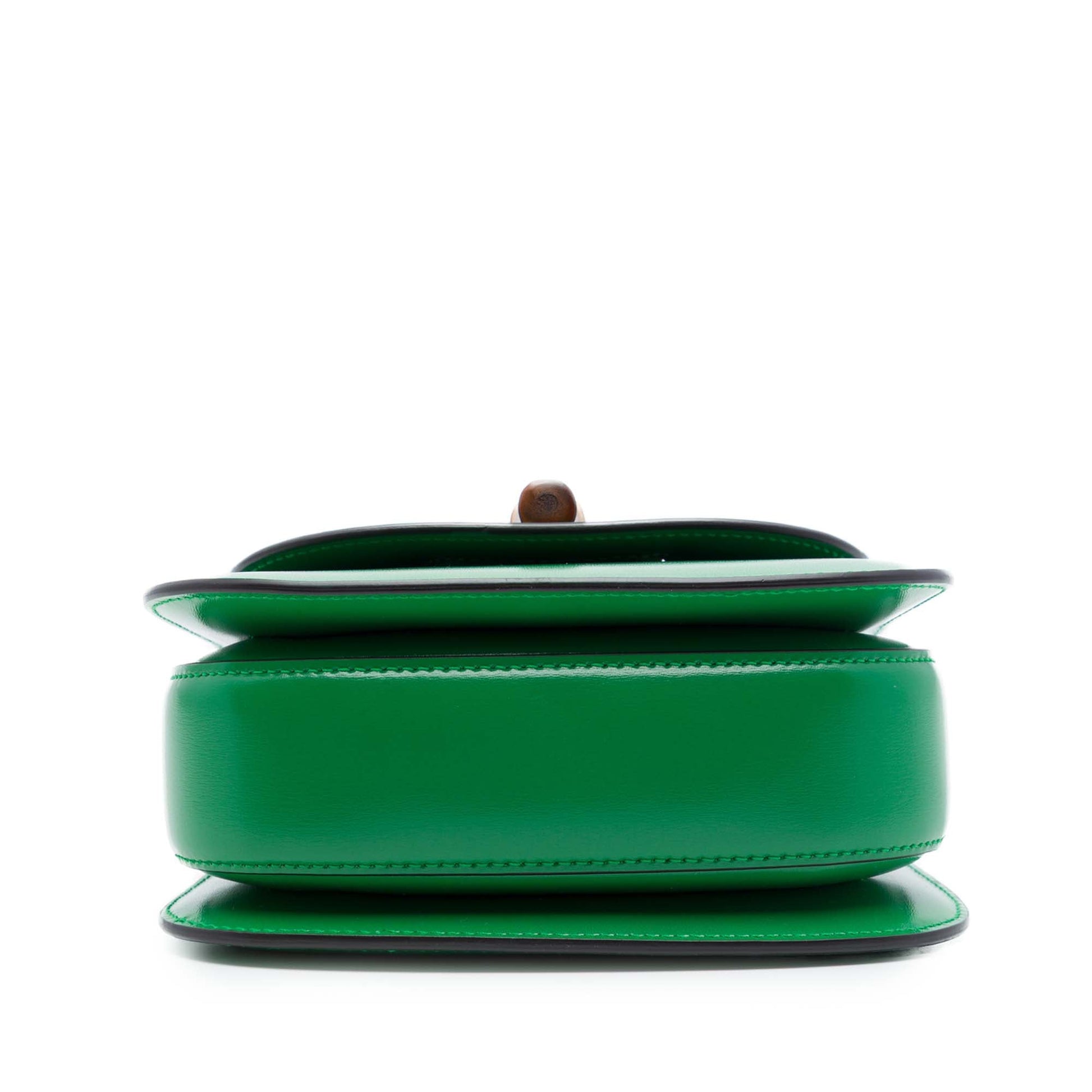 Gucci Mini Calfskin 1947 Bamboo Top Handle Bag