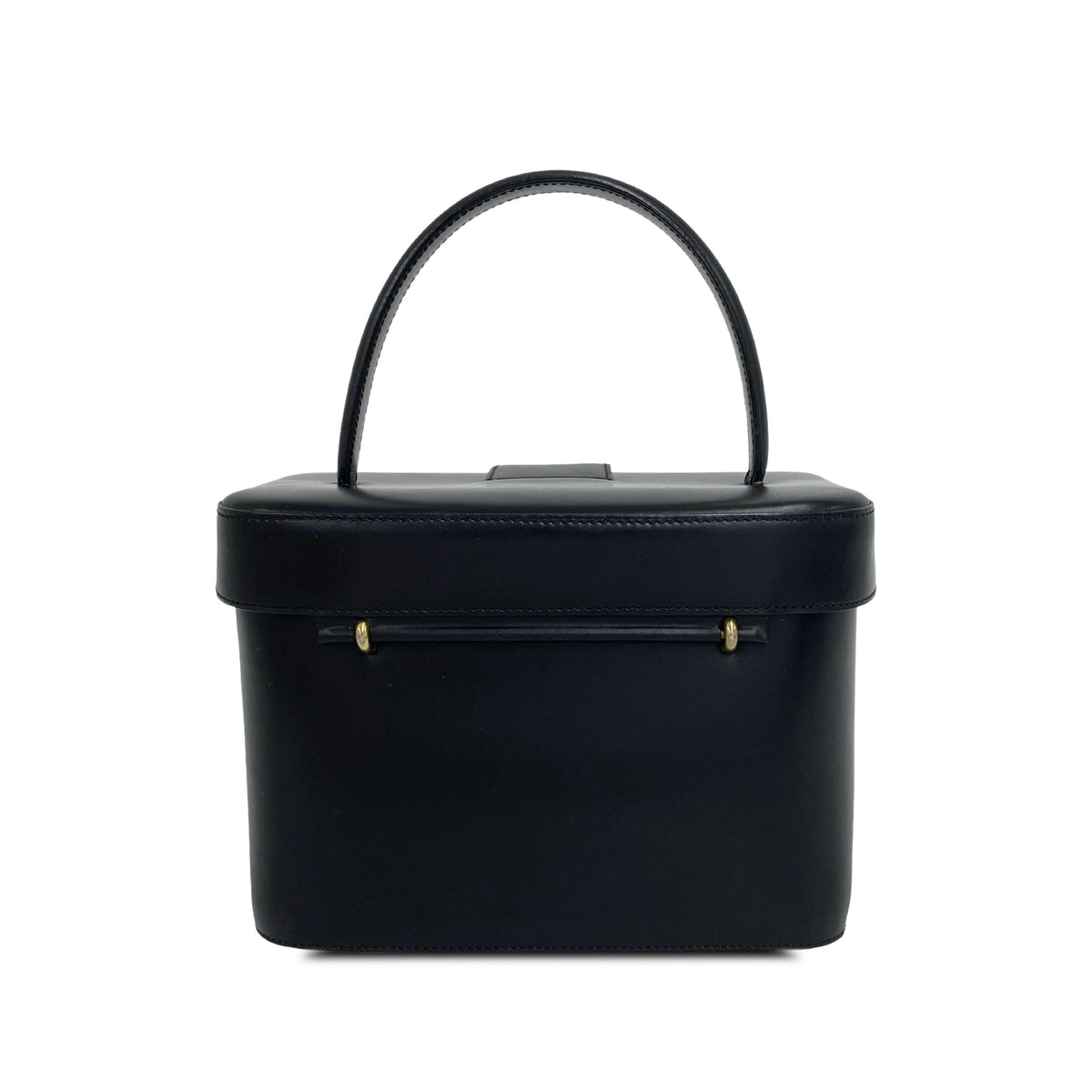 Celine Calfskin Star Ball Vanity Bag — Black