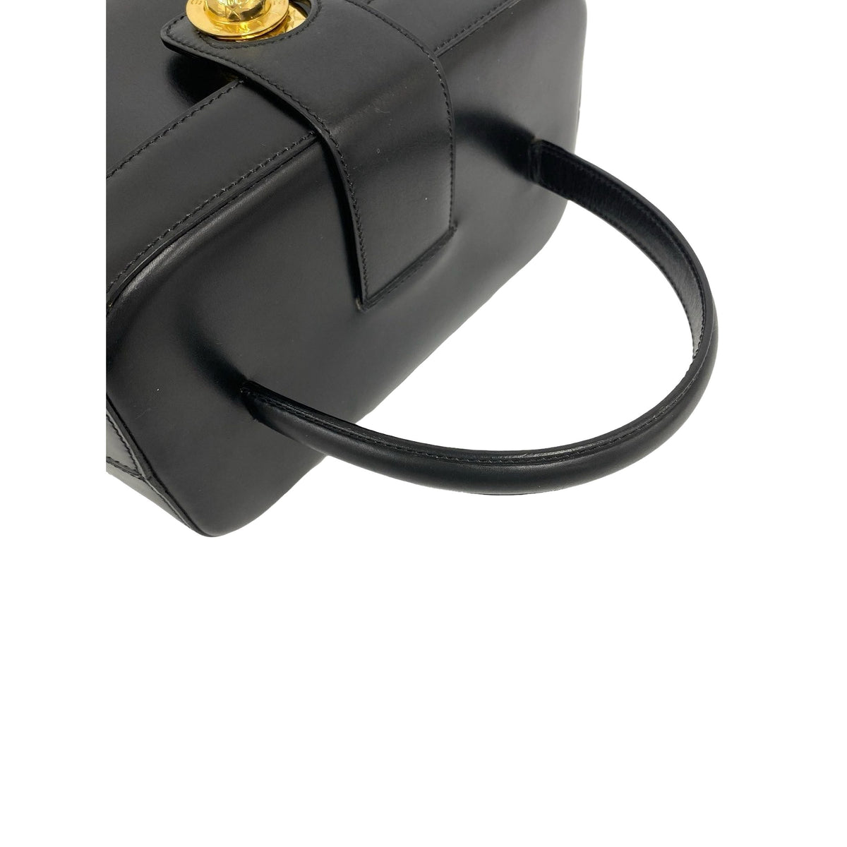 Celine Calfskin Star Ball Vanity Bag — Black