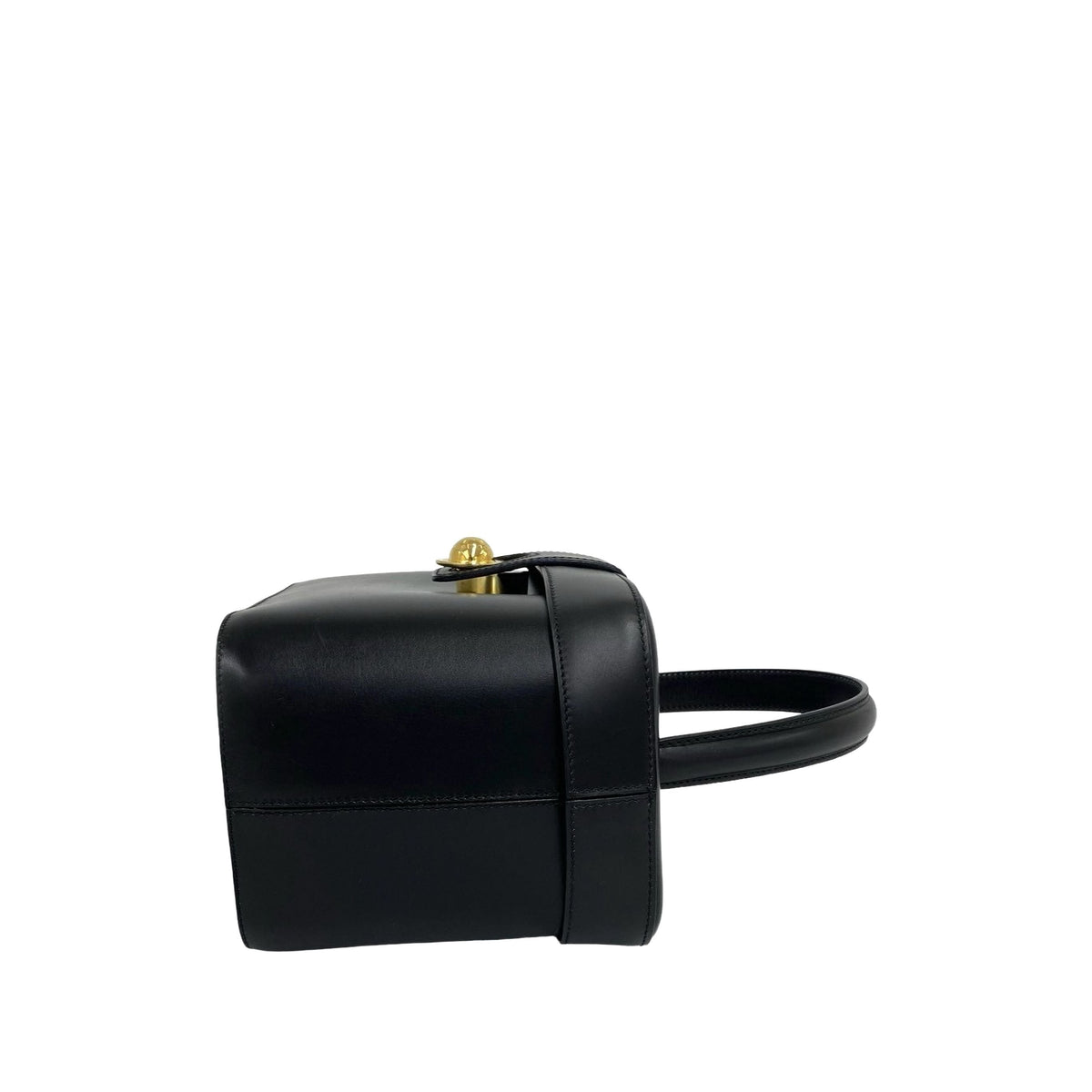 Celine Calfskin Star Ball Vanity Bag — Black