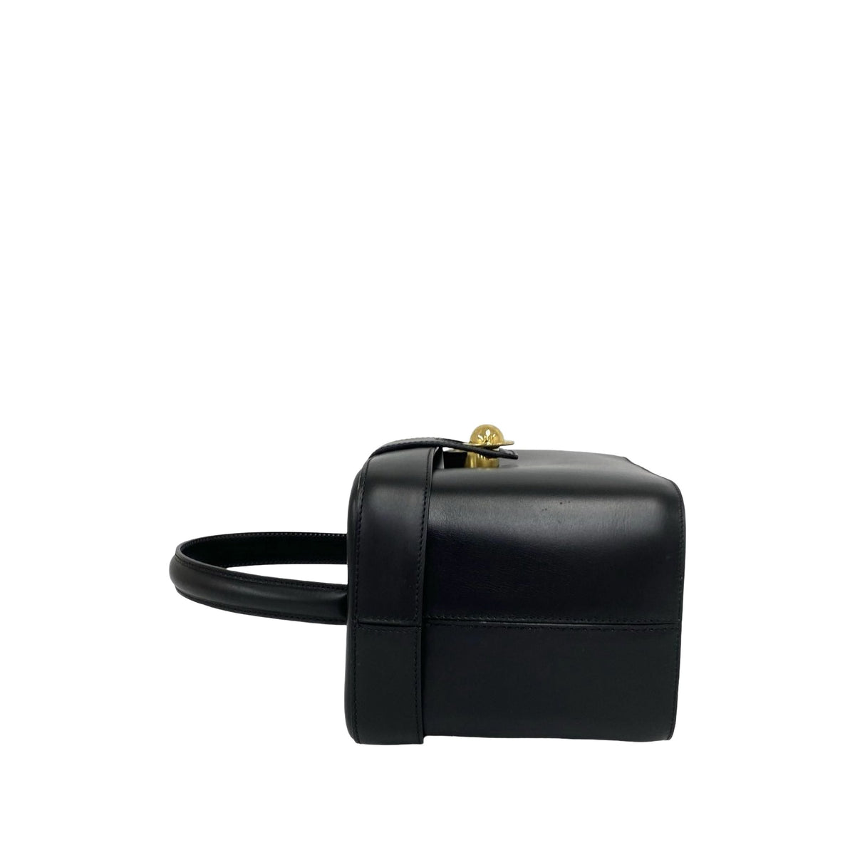 Celine Calfskin Star Ball Vanity Bag — Black