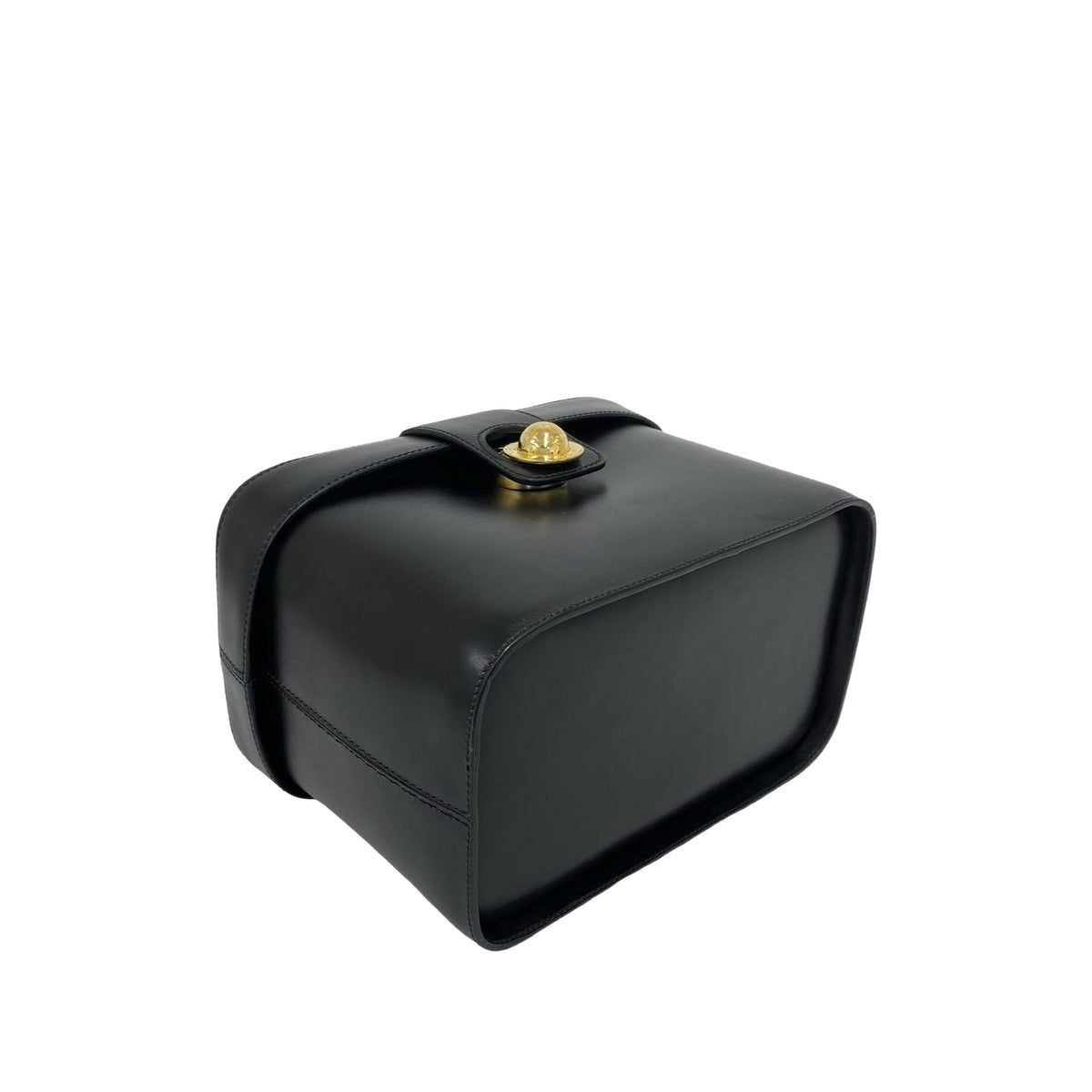 Celine Calfskin Star Ball Vanity Bag — Black